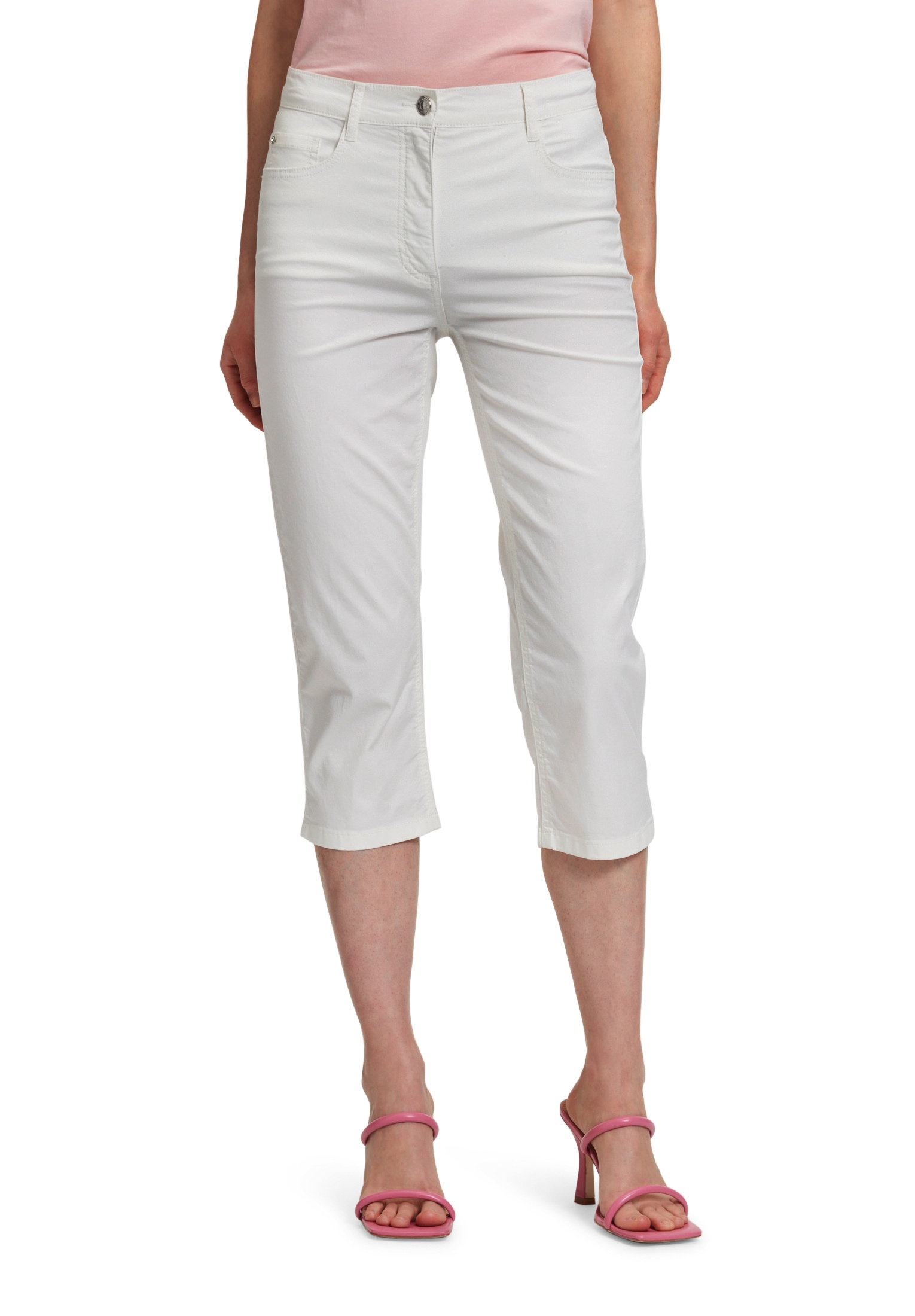 Betty Barclay Stoffhose "Betty Barclay Damen Sommerhose Slim Fit", Saumschl günstig online kaufen