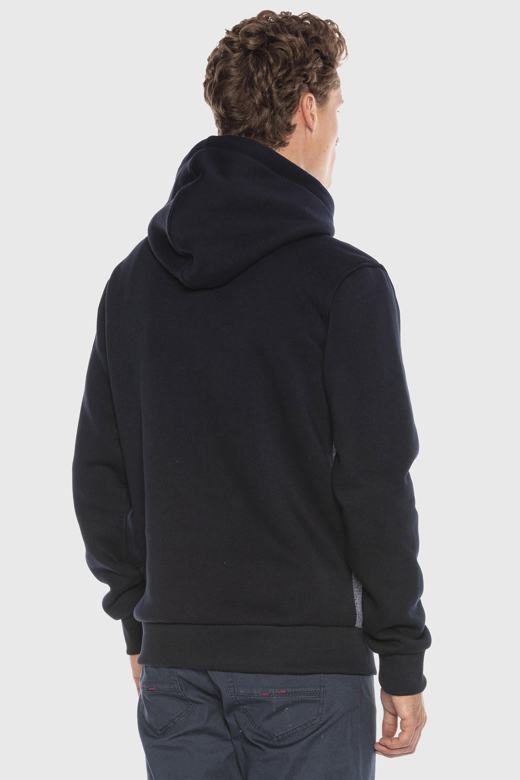 Cipo & Baxx Kapuzenpullover "Sweatshirts" 1 Stk. im Kontrast-Look günstig online kaufen