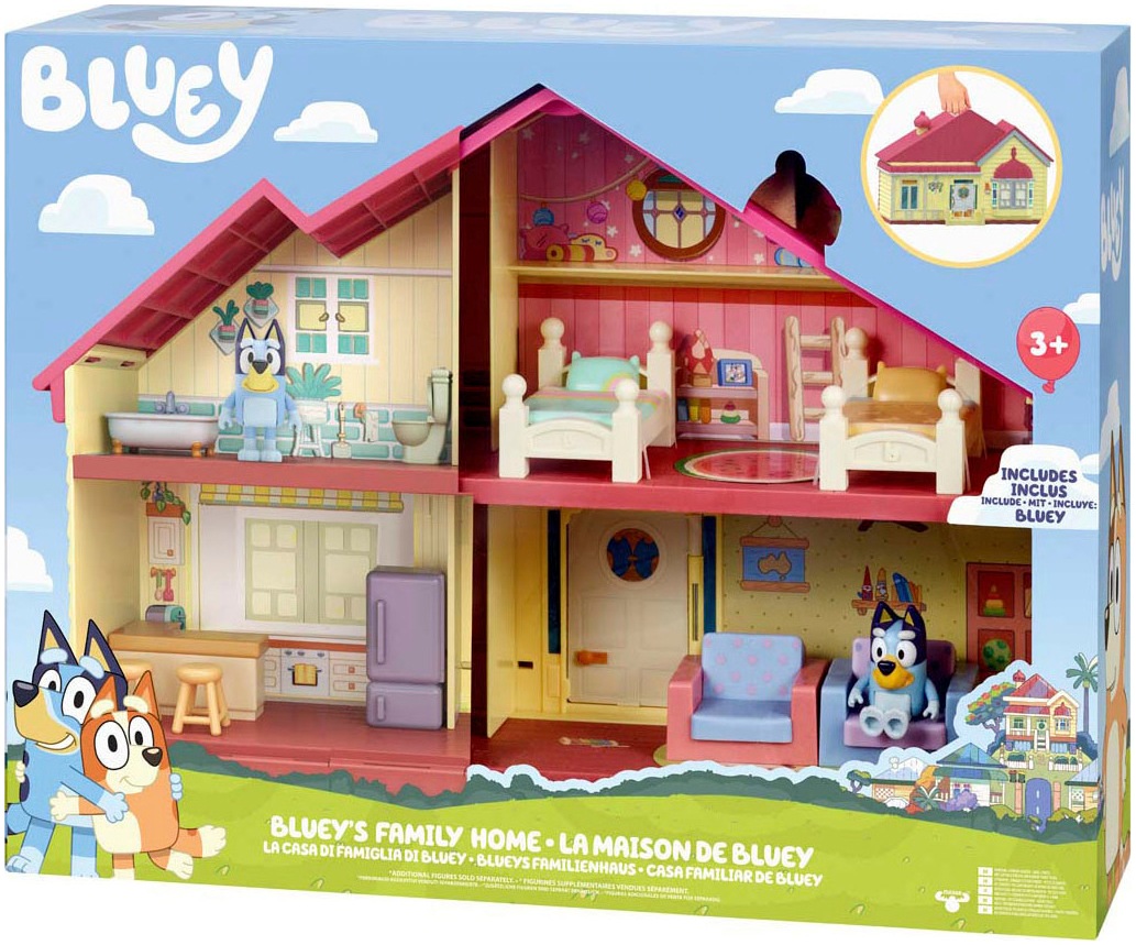 Moose Puppenhaus »Bluey- Spielhaus«, inklusive Bluey-Figur