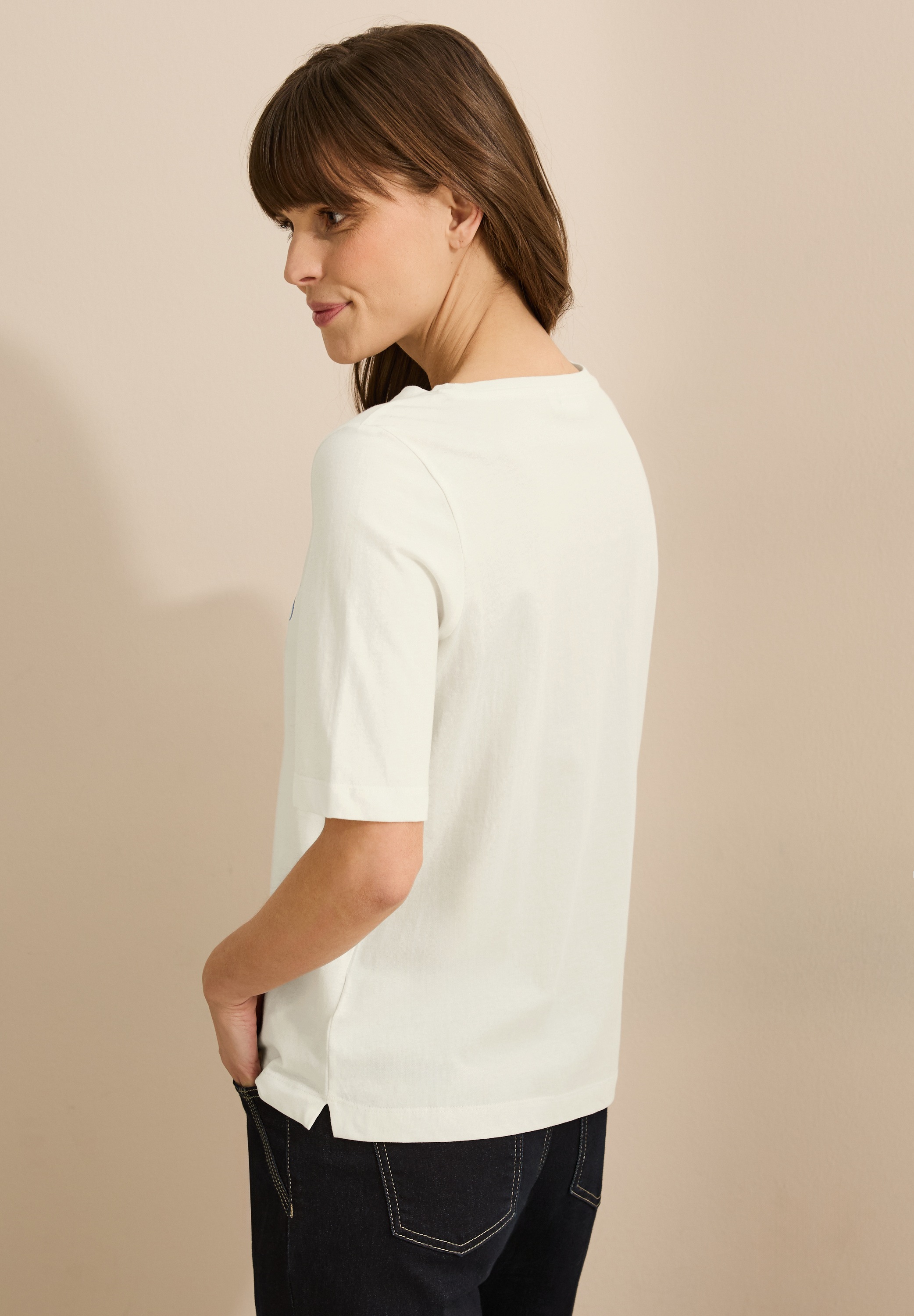 Cecil Print-Shirt, aus reiner Baumwolle