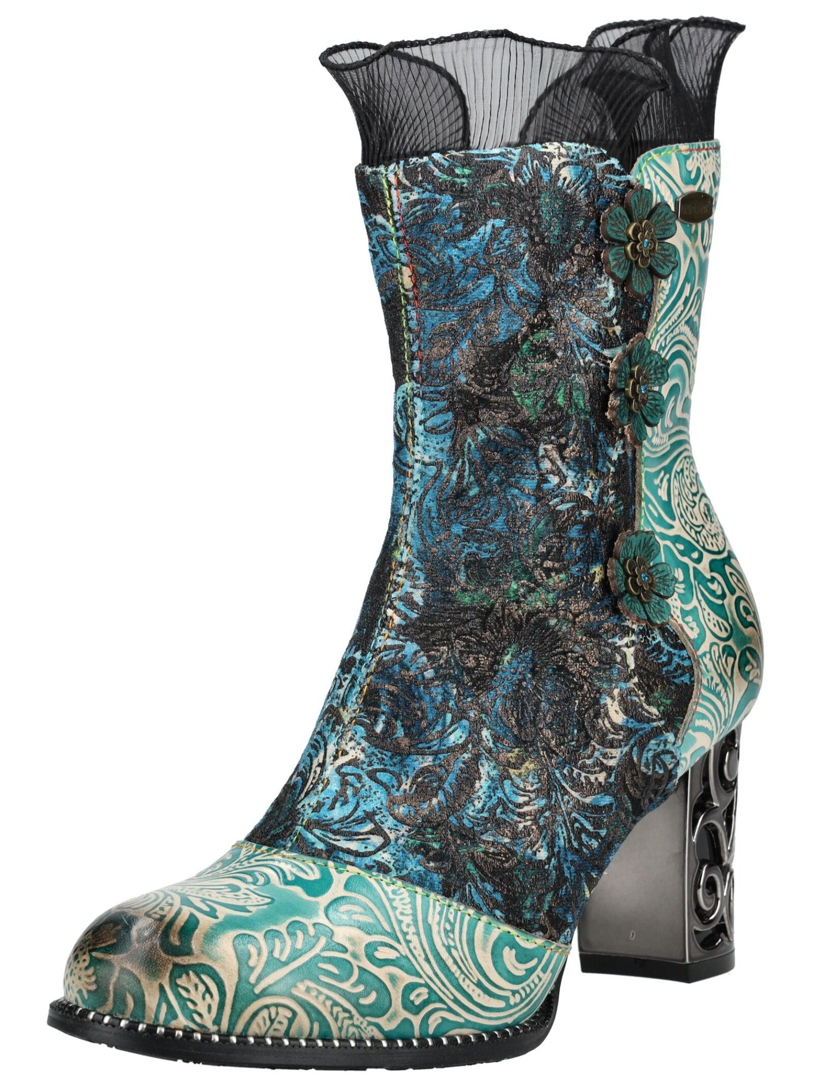 LAURA VITA Stiefelette "LAURA VITA Stiefelette Leder/Textil" günstig online kaufen