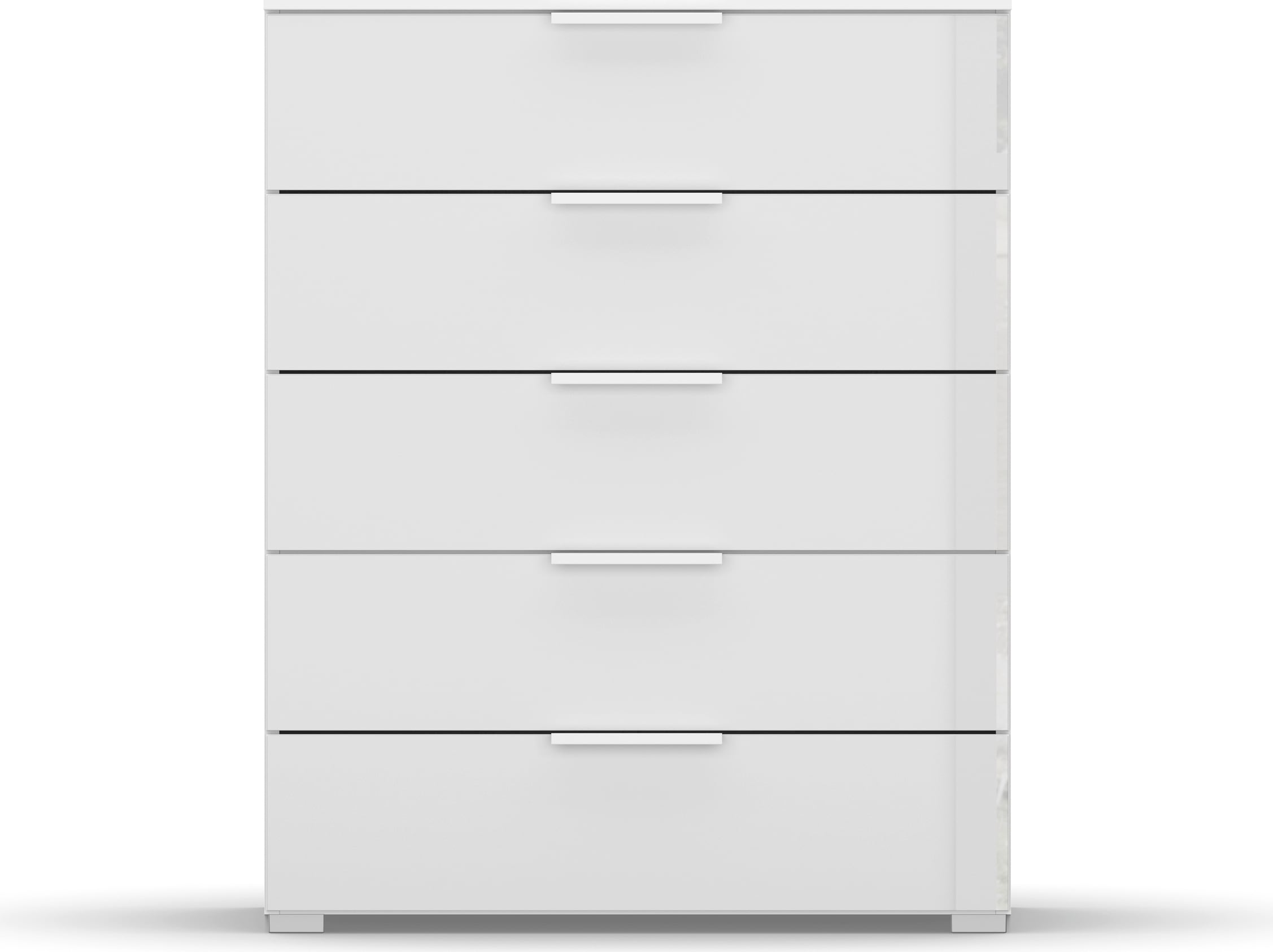 rauch Schubkastenkommode »Skat Meridian Kommode Sideboard Wäscheschrank«, mit 5 Schubladen mit Glasfront in elegantem Design