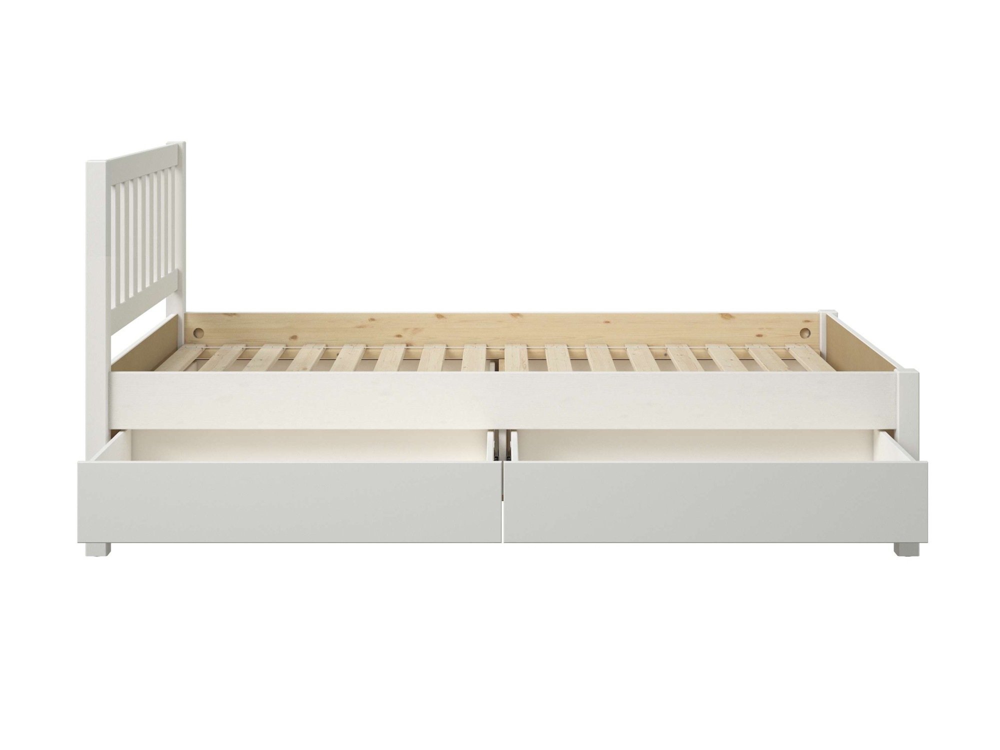 OTTO home 1100000002199 »Synnra, Stauraumbett, Holzbett, Liegefläche 120x200 cm« Made in Europe,  inklusive Lattenrost, mit 4 Schubladen, FSC® zertifiziert