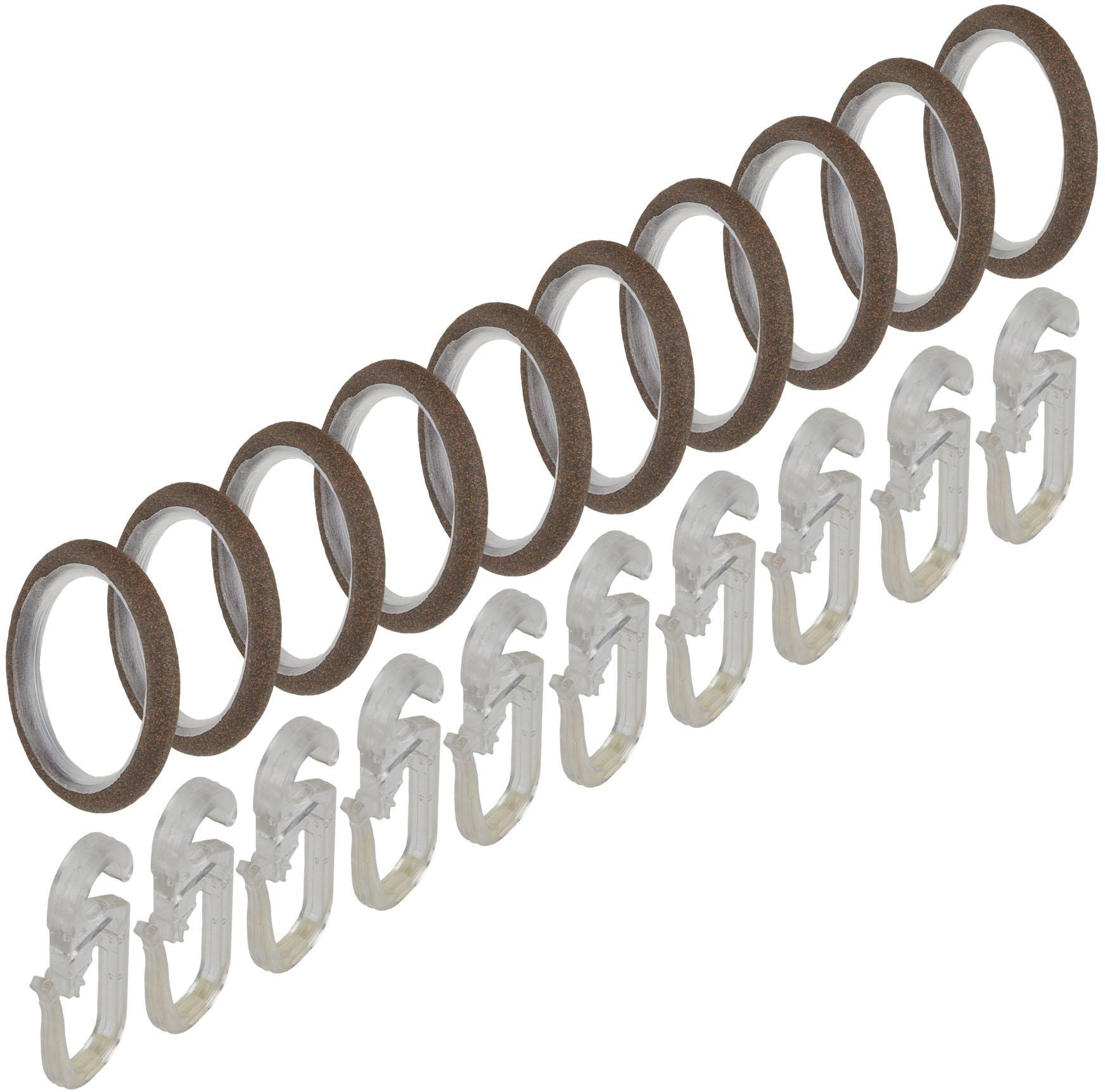 Liedeco Gardinenstange »Esp Kegel«, 2 läufig-läufig, Fixmaß, 2-läufig im Fixmaß Ø 16 mm