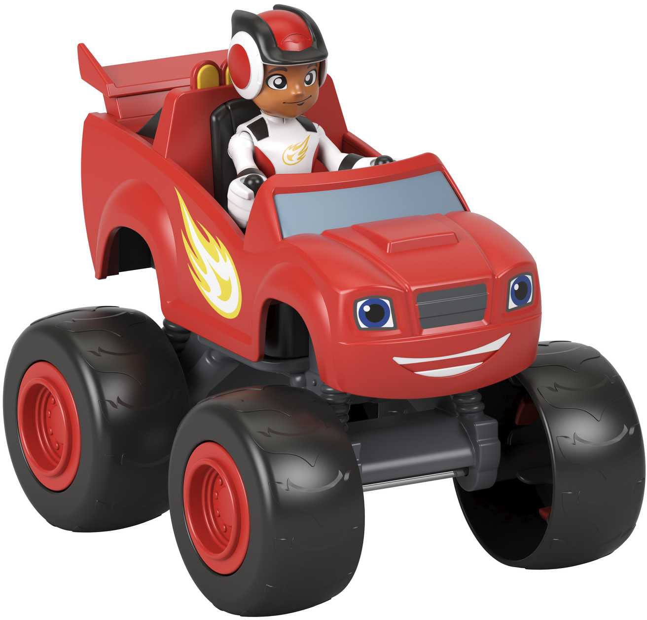 Fisher Price Spielzeug Monstertruck Blaze und die Monstermaschinen Blaze AJ inklusive Spielfigur AJ BAUR