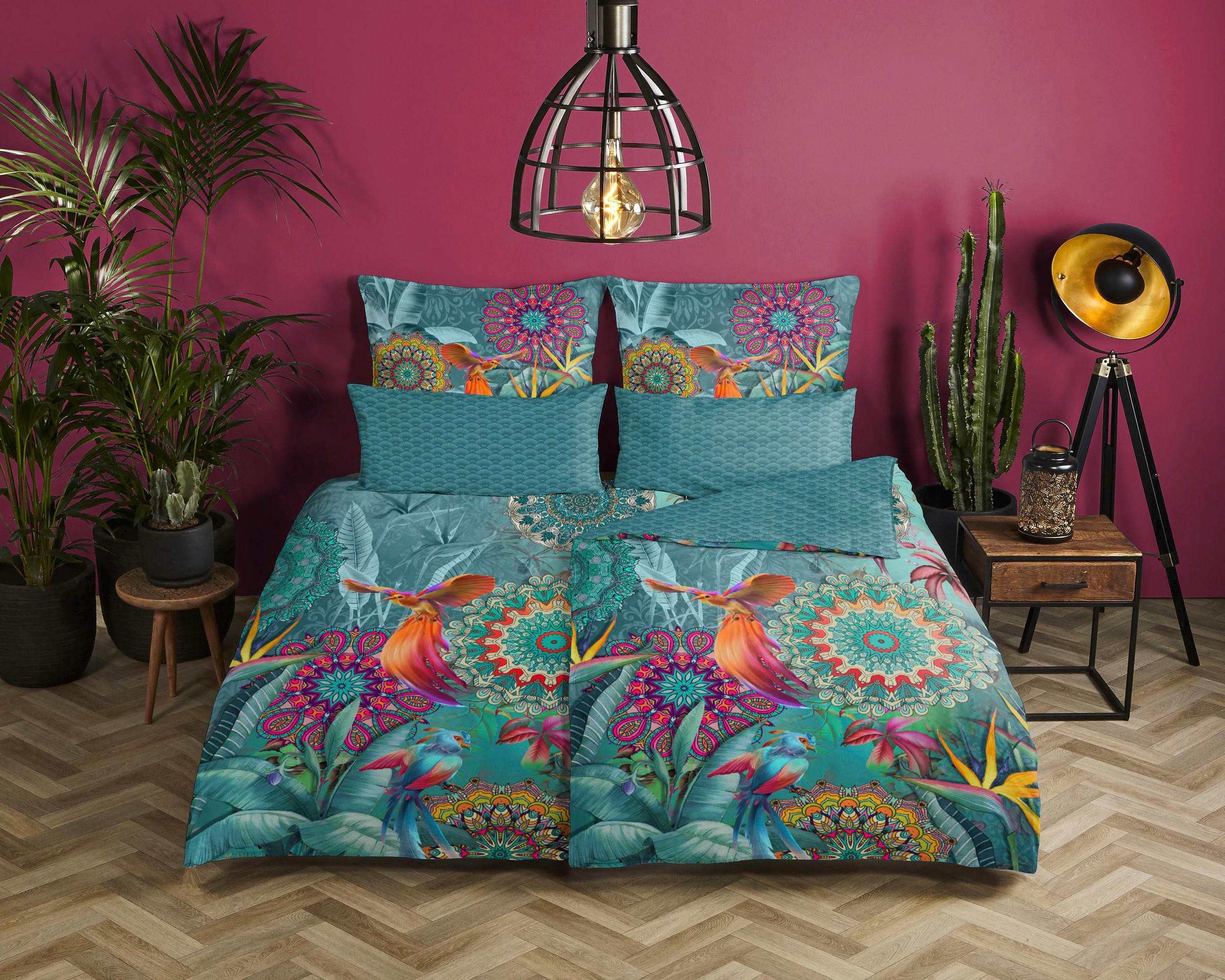 hip Wendebettwäsche "Lovise" 2 Stk. tlg. Mako-Satin, 135x200, Reißverschlus günstig online kaufen