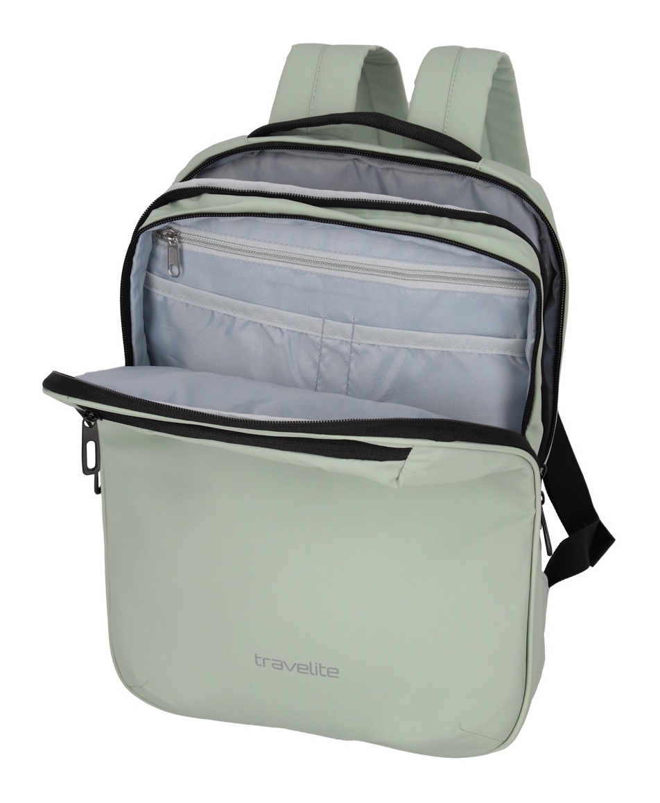 travelite Daypack »BASICS Plane RV«, Freizeitrucksack Laptopfach Sicherheitsfach