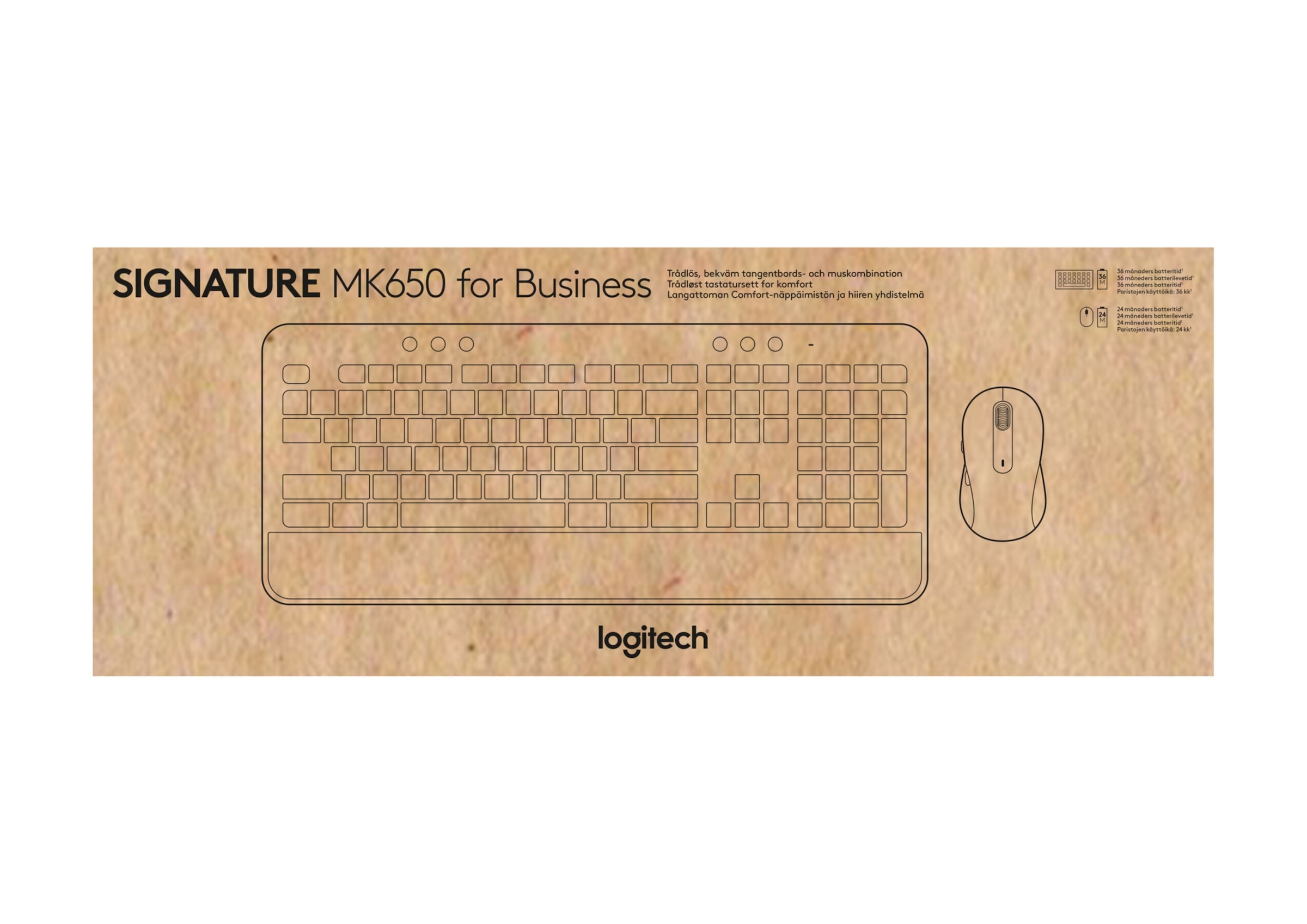 Logitech Tastatur »920-011022«, (Fn-Tasten-Windows-Sperrtaste-Ziffernblock)