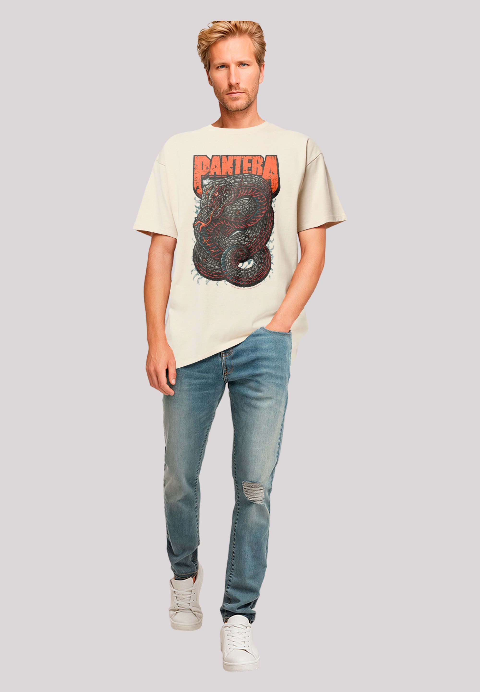 F4NT4STIC T-Shirt »Pantera Venomous Snake«, Premium Qualität