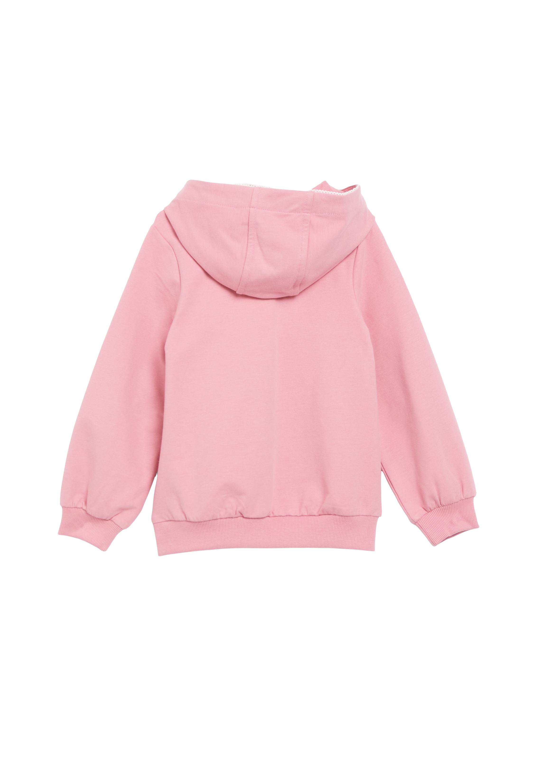 s.Oliver Junior Kapuzensweatshirt , mit Letter-Besatz und Häkelkante / für Girls
