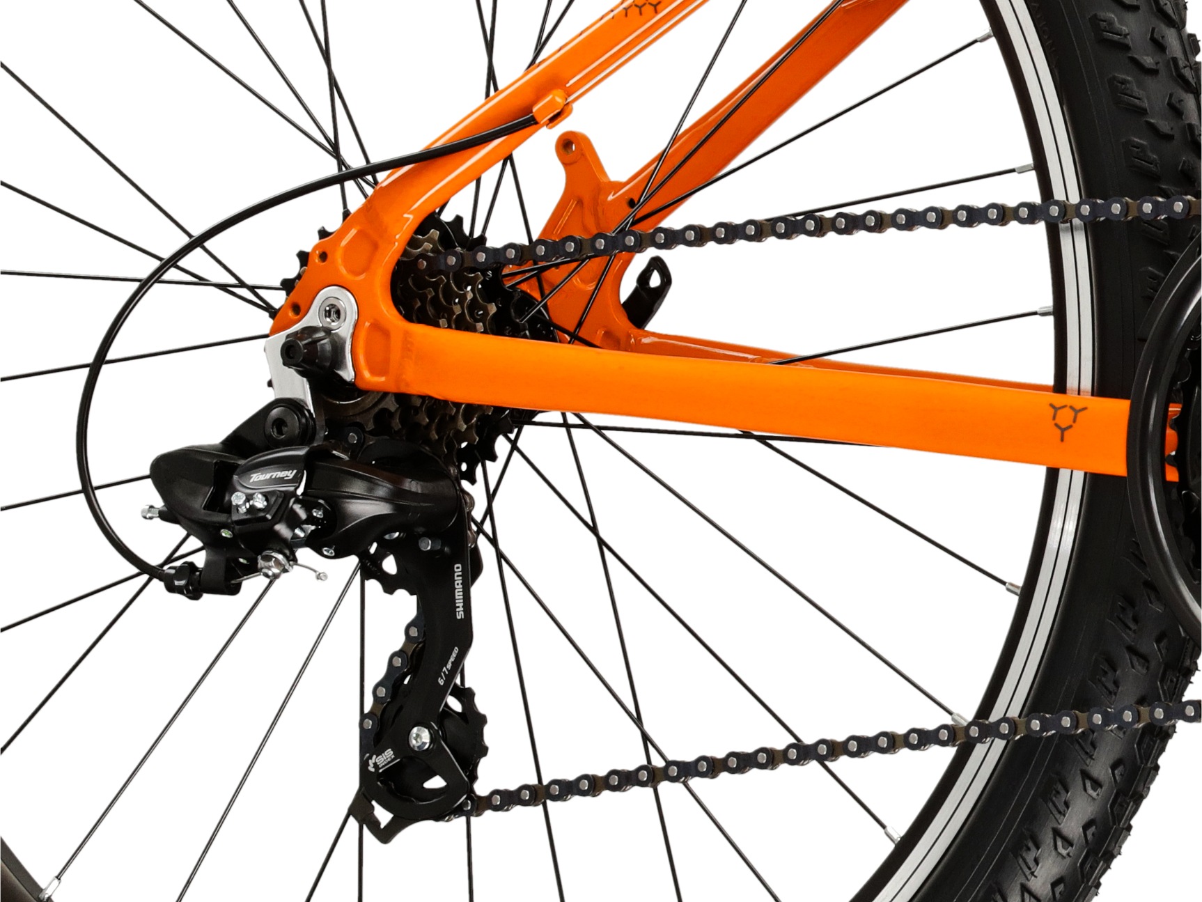 Kross Mountainbike »KROSS Mountainbike Hardtail 26" Hexagon 1.0 orange 21 Gänge« 21 Gang Shimano TOURNEY TY300 Schaltwerk Kettenschaltung