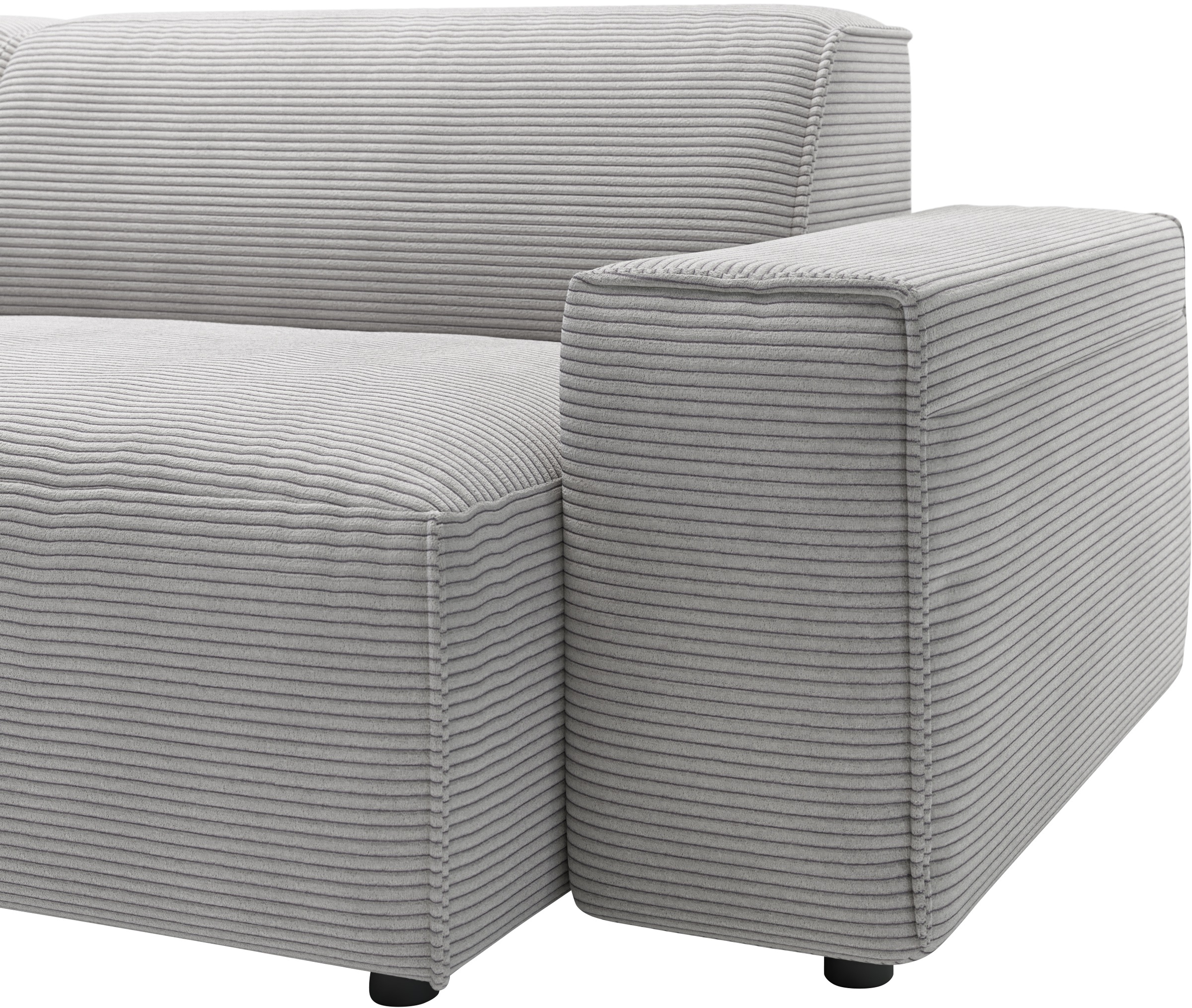 andas Ecksofa »Glimminge auch in Breitcord, Feincord, Bouclé + Easy care-Bezug«, L-Form, Breite 294, Zierkissen