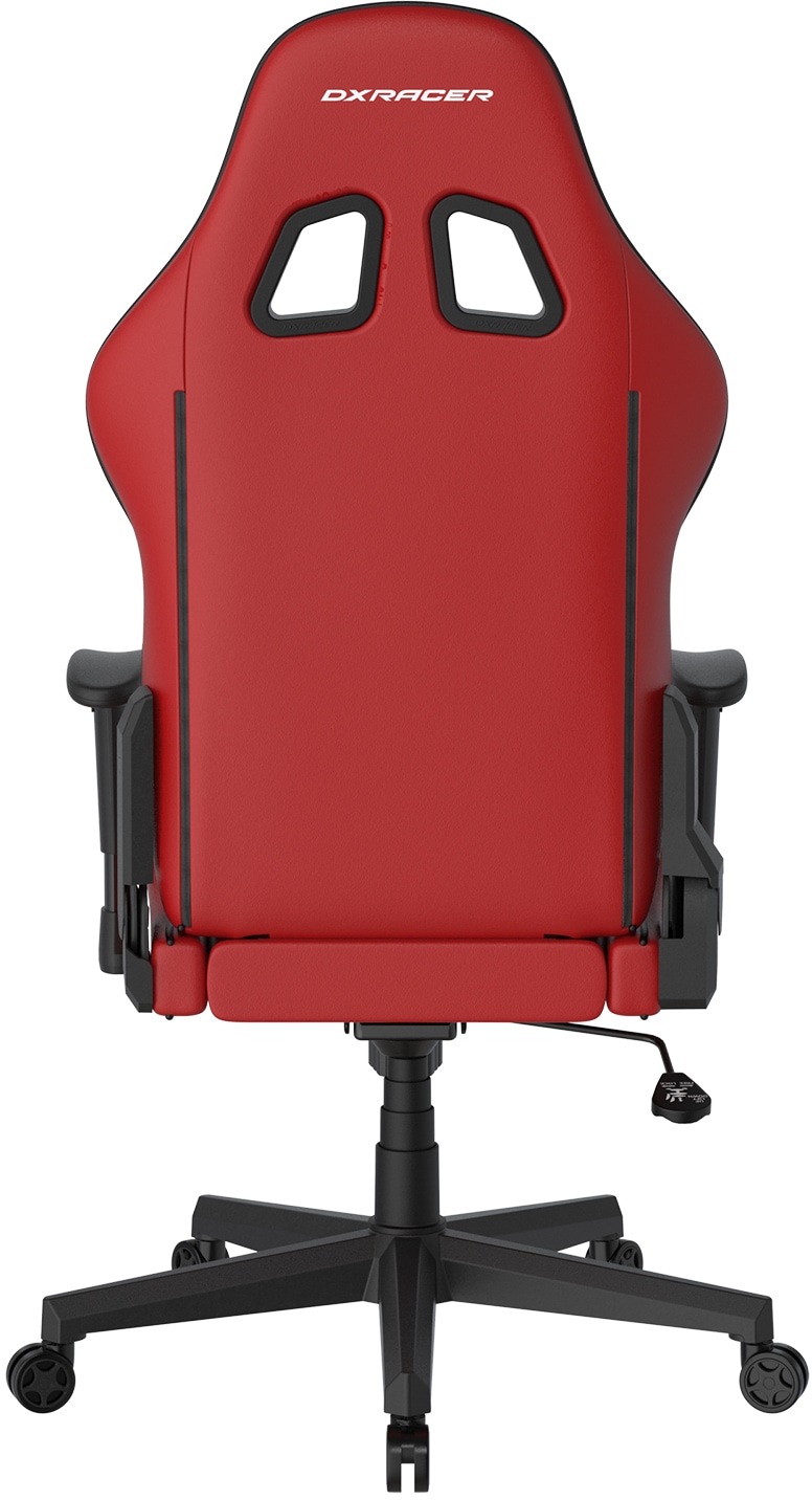 DXRacer Gaming-Stuhl »Prince Gaming Chair Regular L, PVC, rot schwarz«