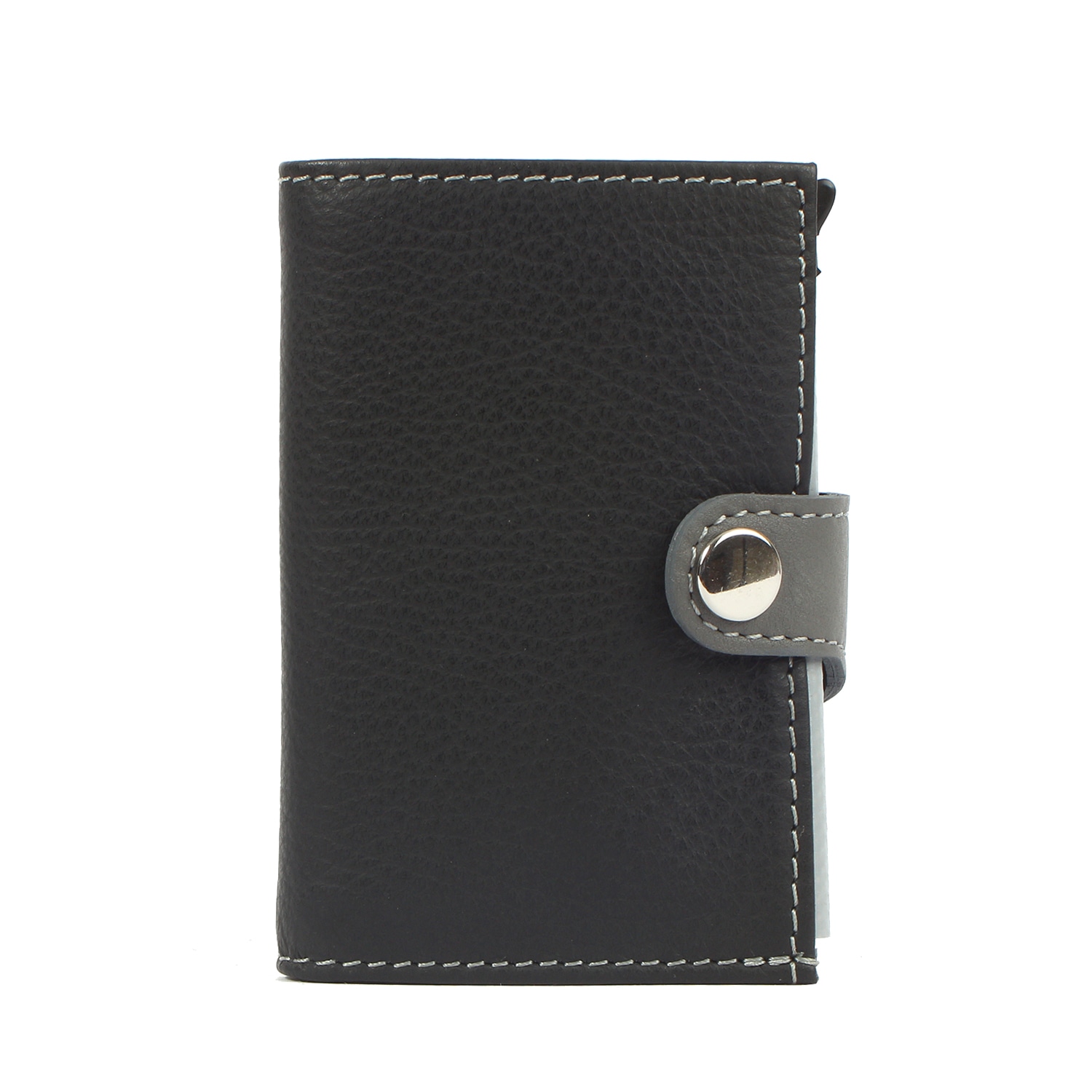 Margelisch 1100000002199 "noonyu single leather" Kreditkartenbörse aus Upcycling Leder