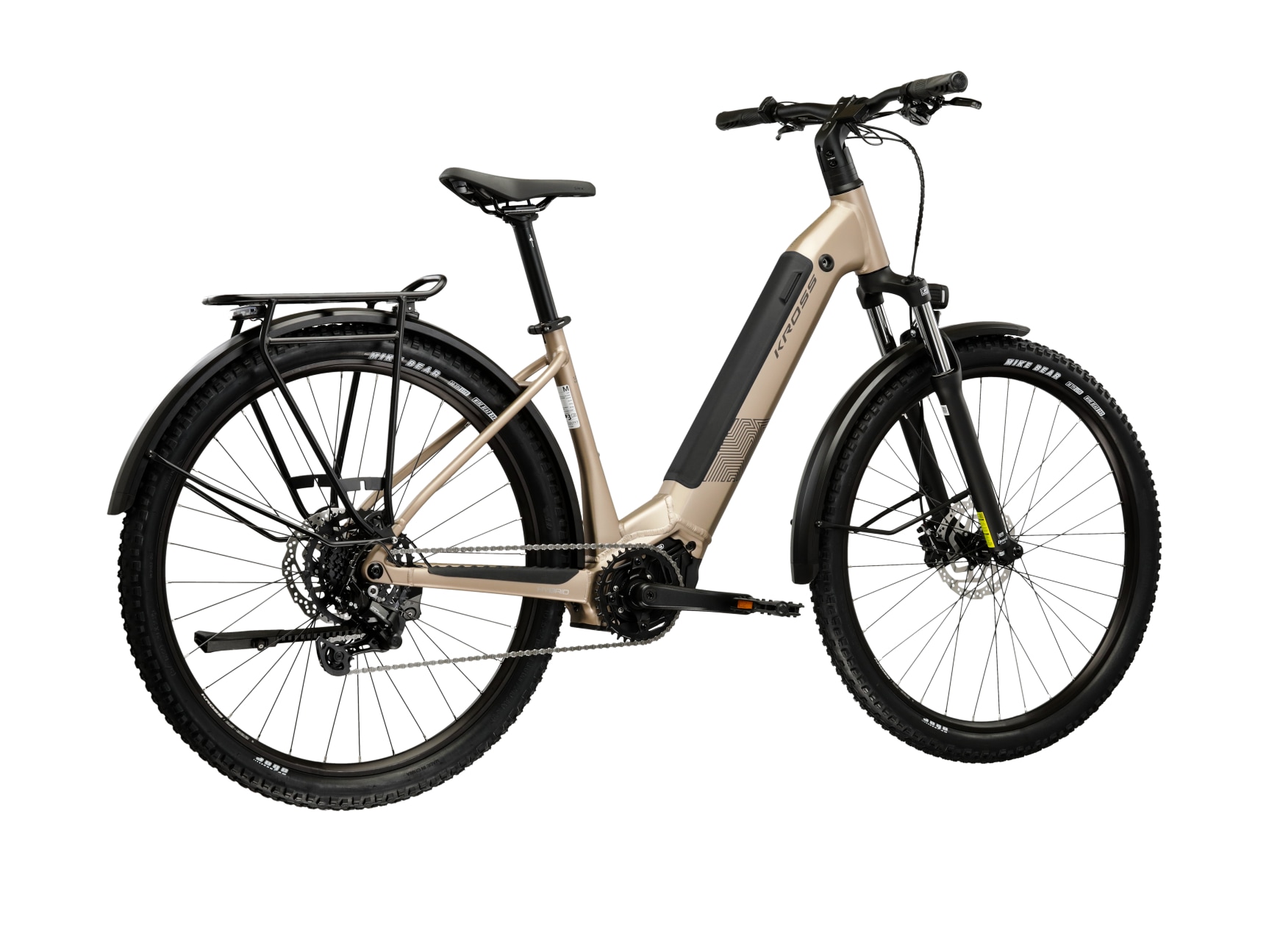 Kross »Influx Hybrid SUV 1.0 22,8Ah/820Wh 29 Zoll braun 9 Gänge 2026« 9 Gang Shimano CUES U4000 Schaltwerk Kettenschaltung Mittelmotor 250 W