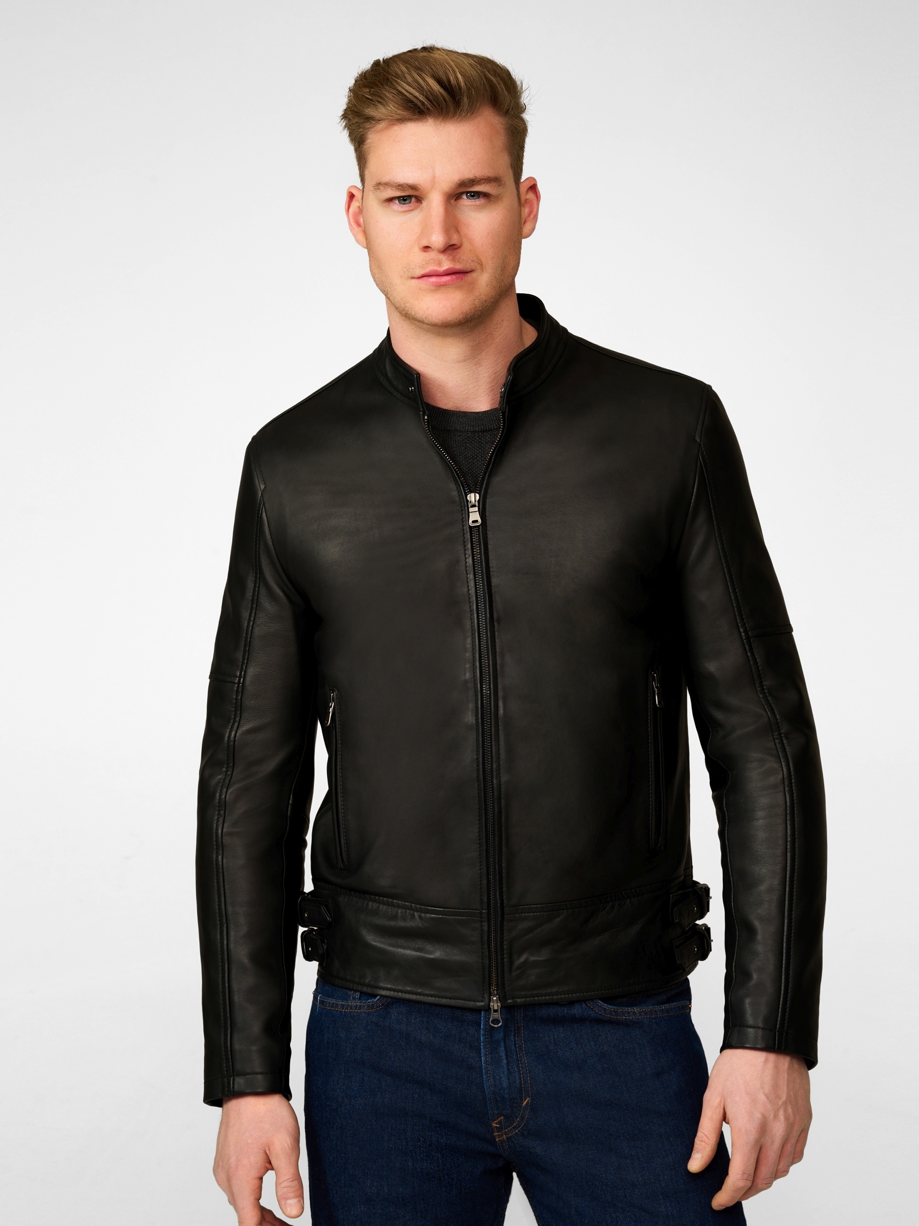 RICANO Blouson "Lederjacke Baku" Handgefertigt aus echtem Leder
