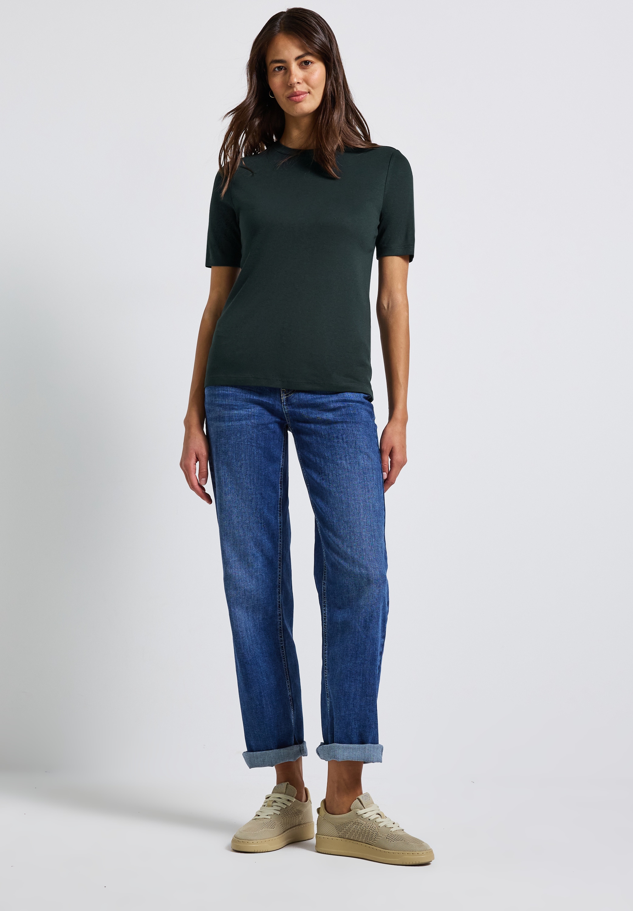 STREET ONE T-Shirt, im soften Baumwoll-Mix