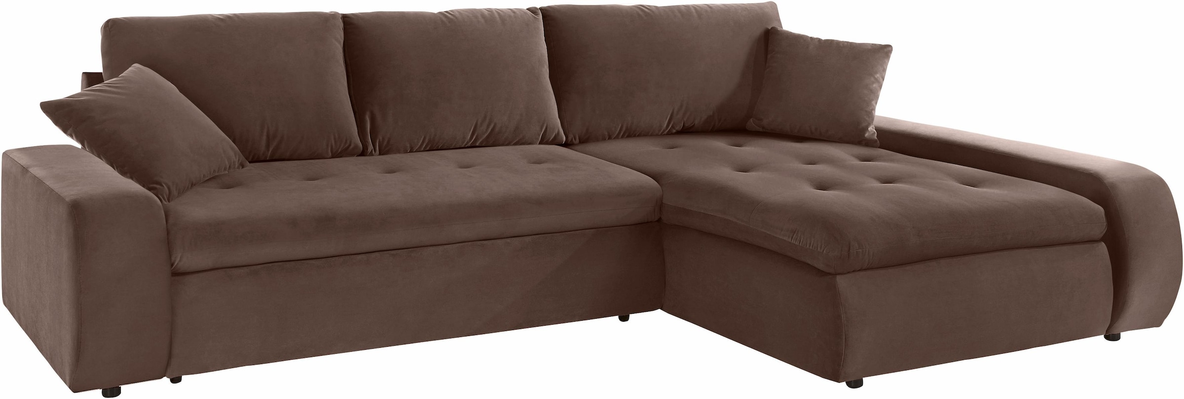 TRENDMANUFAKTUR Ecksofa "Indie II, tolle Detailverarbeitung, bequem und kom günstig online kaufen