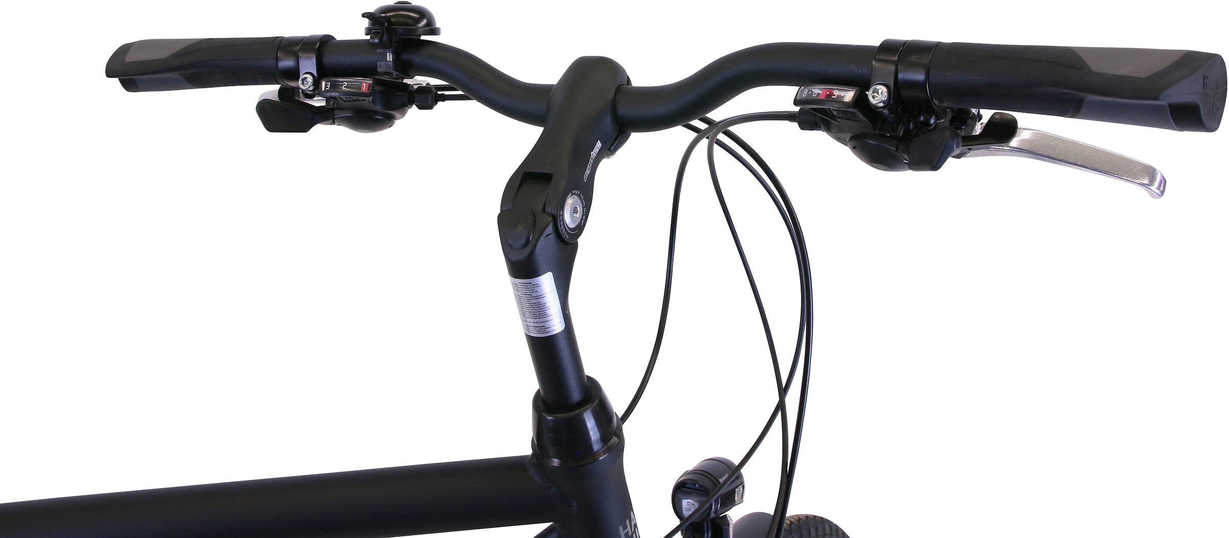 HAWK Bikes Trekkingrad »Trekking Gent Premium Black«, 24 Gang, microSHIFT, für Herren