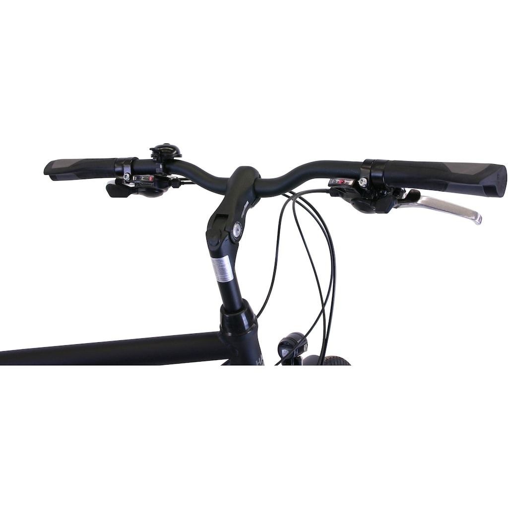 HAWK Bikes Trekkingrad »HAWK Trekking Gent Premium Black«, 24 Gang, microSHIFT