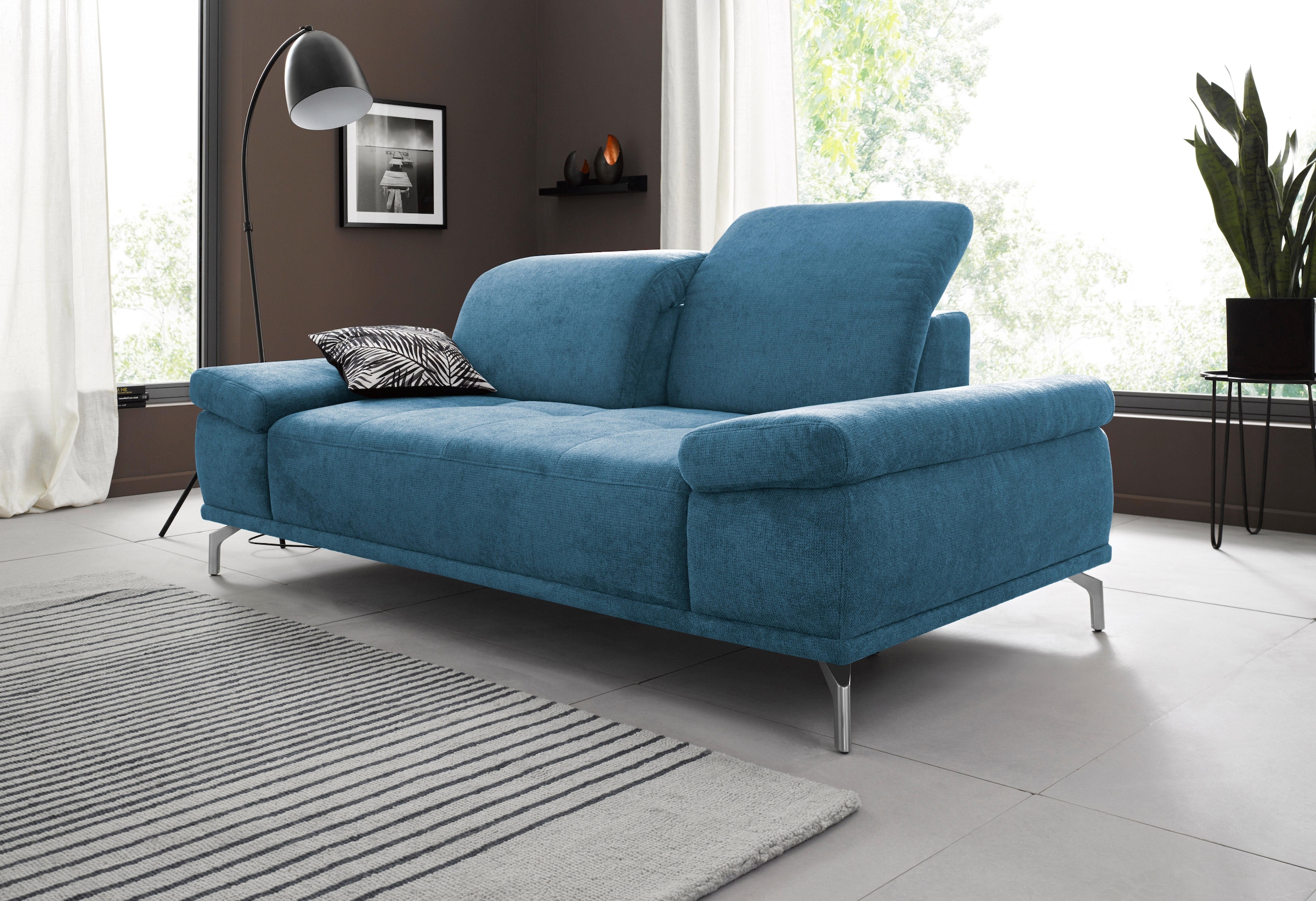 Home affaire 2-Sitzer "Caluna" mit Sitztiefen- und Kopfteilverstellung günstig online kaufen