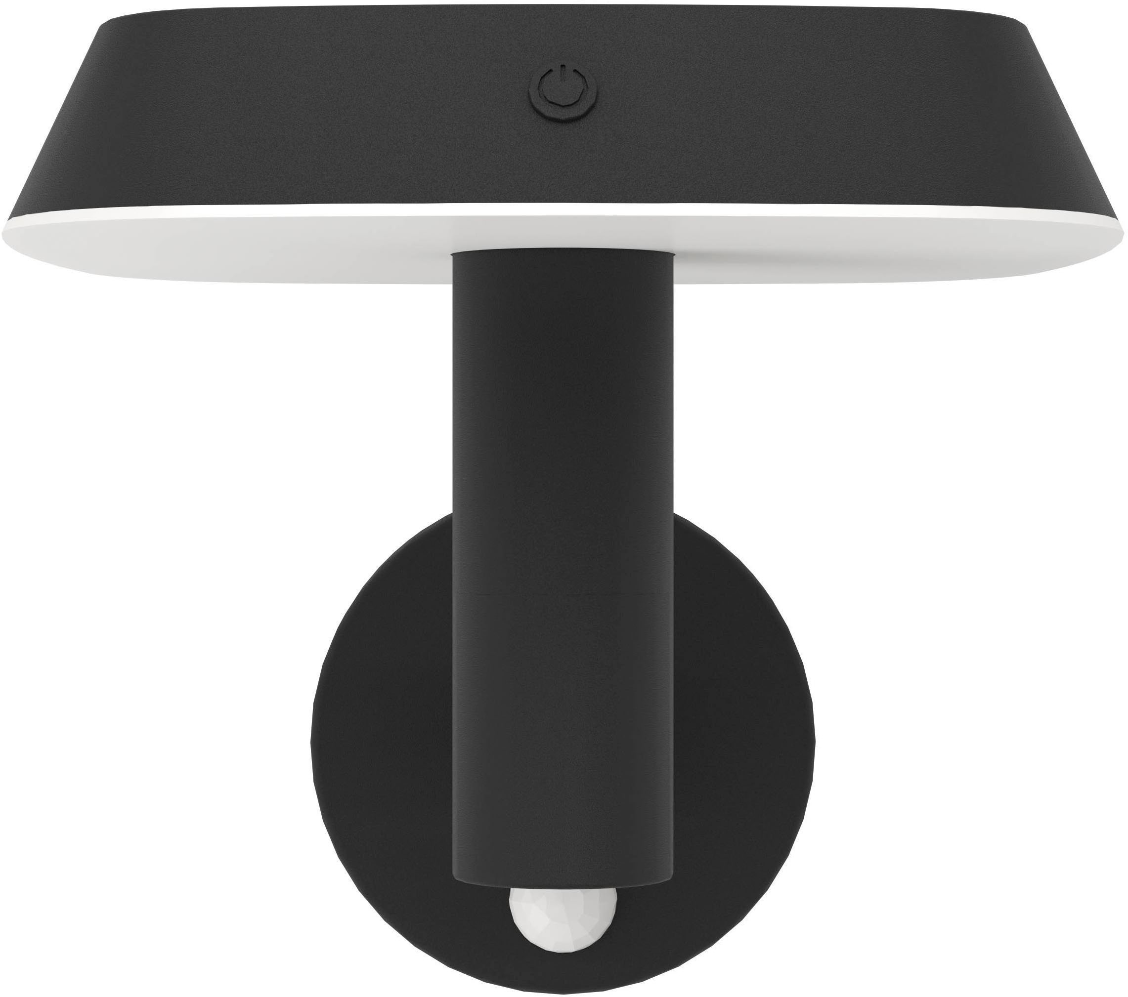 EGLO LED Solarleuchte »Dreoli Solarlampe, Wandlampe, Außenbeleuchtung, Kunststoff, IP44« LED-Modul 1 Stk. Warmweiß