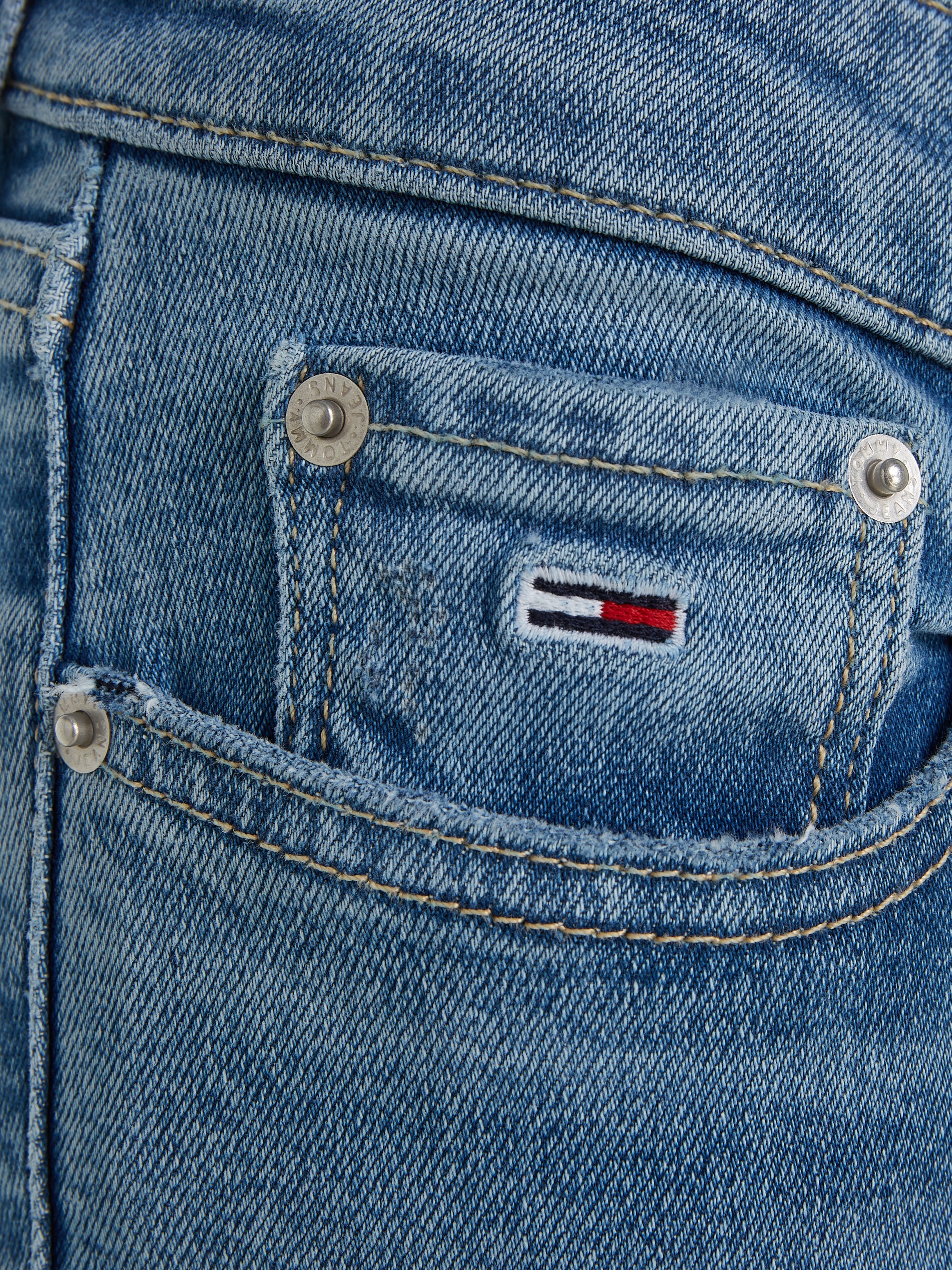 kaufen Markenlabel & Skinny-fit-Jeans | Jeans »Nora«, BAUR Tommy Tommy Jeans für Badge mit