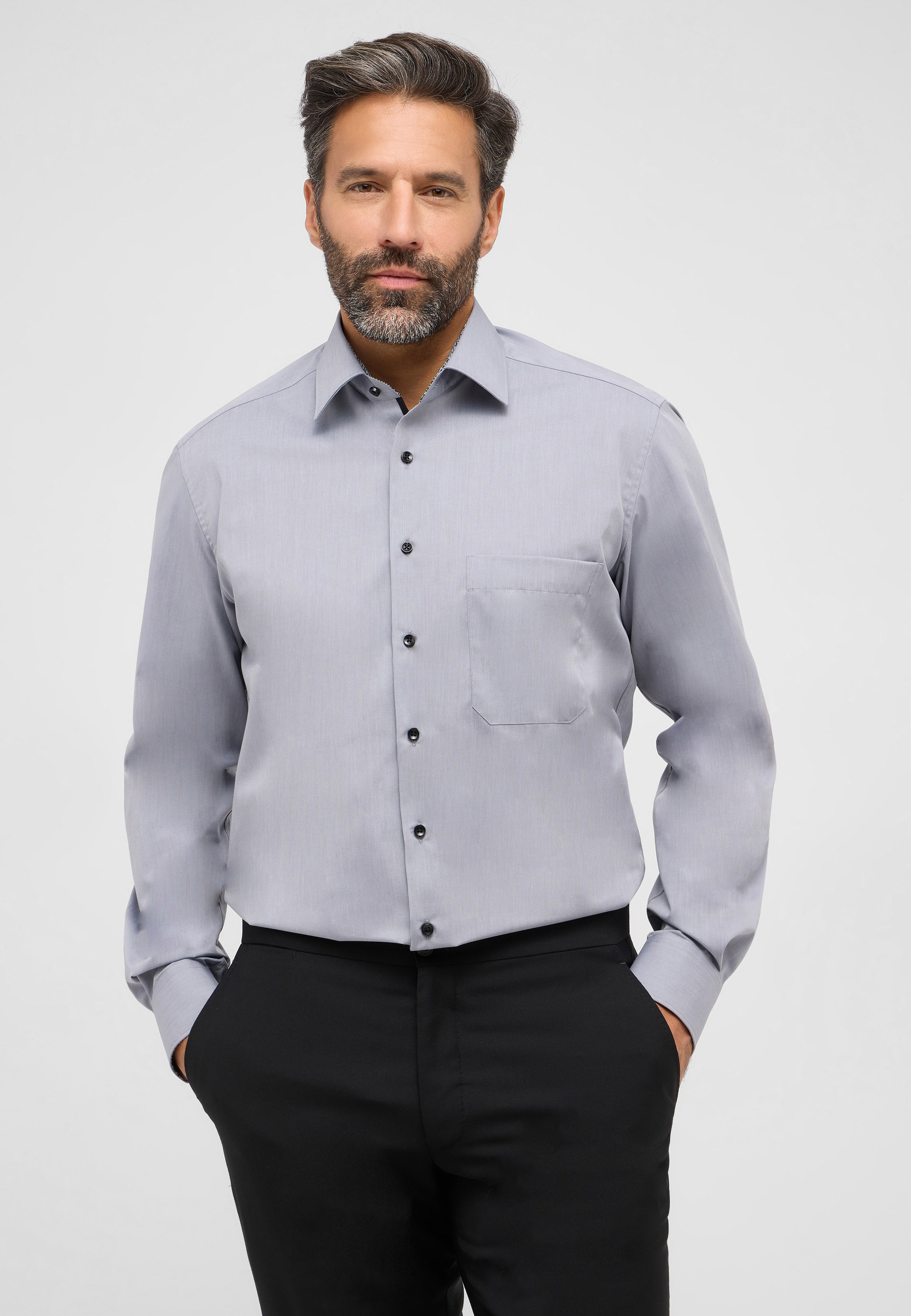 Eterna Langarmhemd "COMFORT FIT", NON IRON (bügelfrei) günstig online kaufen