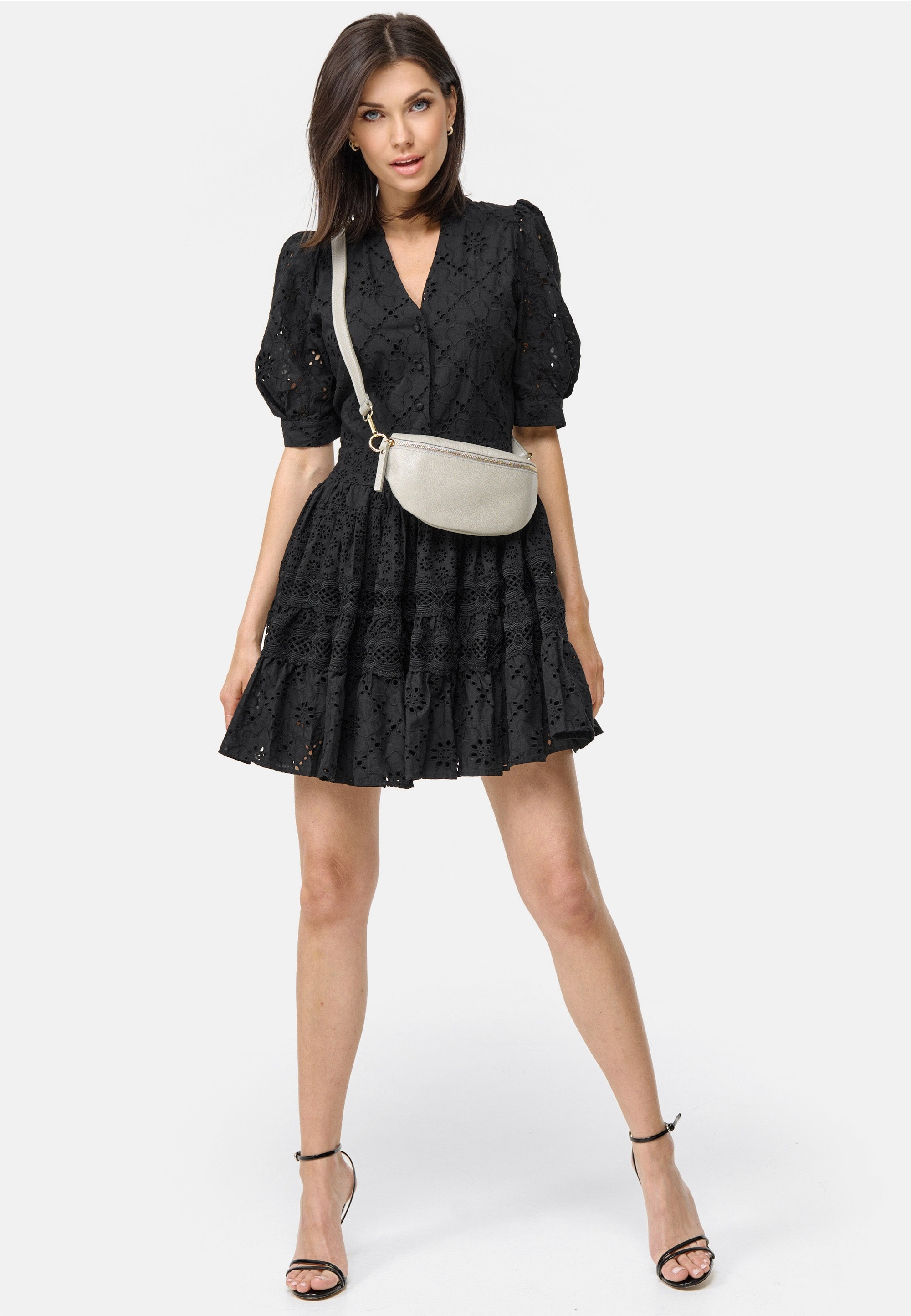 Harpa Schultertasche »Carly« aus echtem Leder