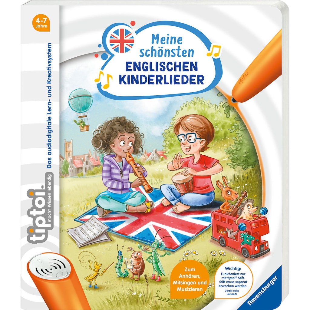 Ravensburger Buch »tiptoi® Meine schönsten englischen Kinderlieder«