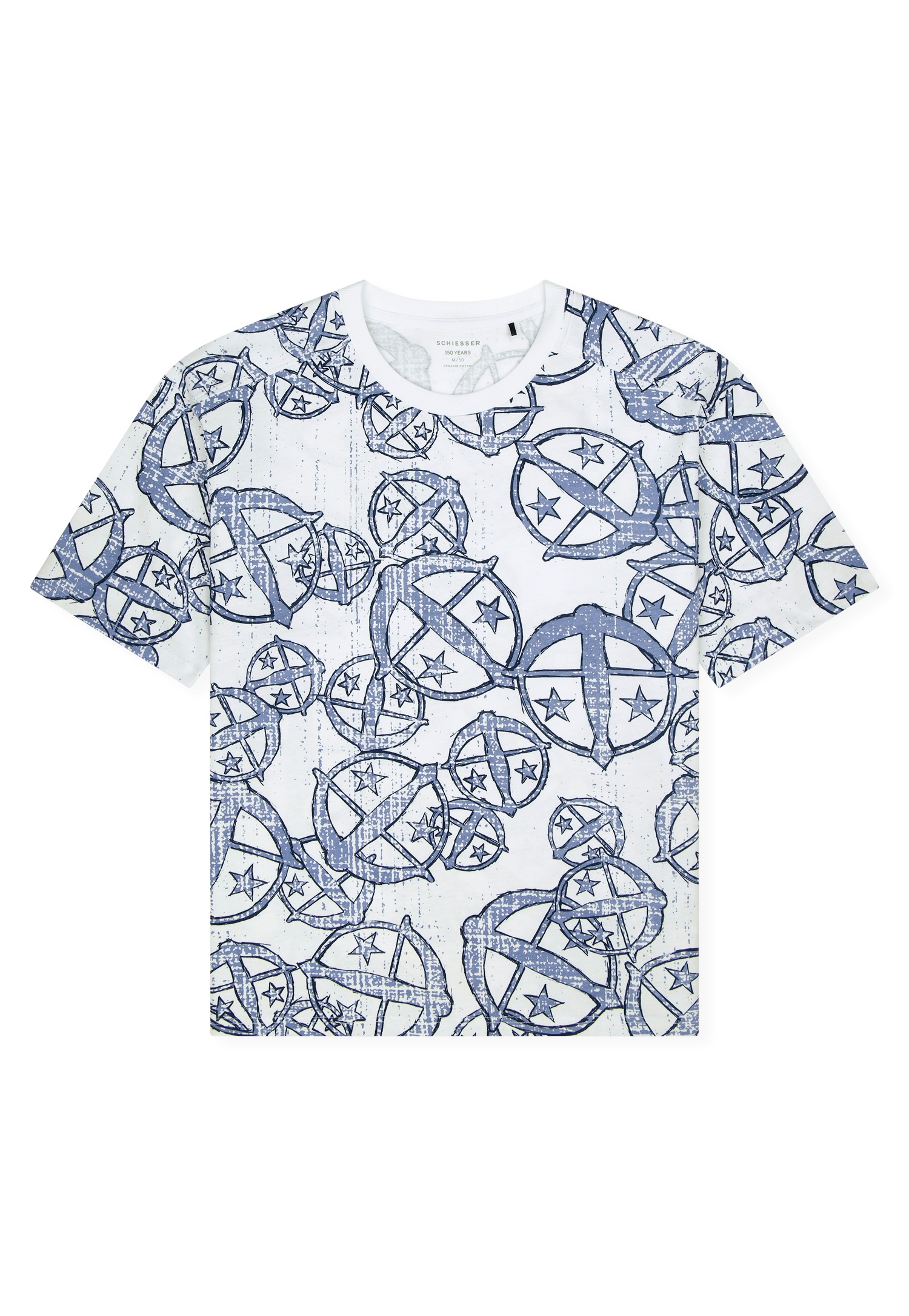 Schiesser Kurzarmshirt "SCHIESSER 150 YEARS", Rundhalsausschnitt, Baumwolle günstig online kaufen