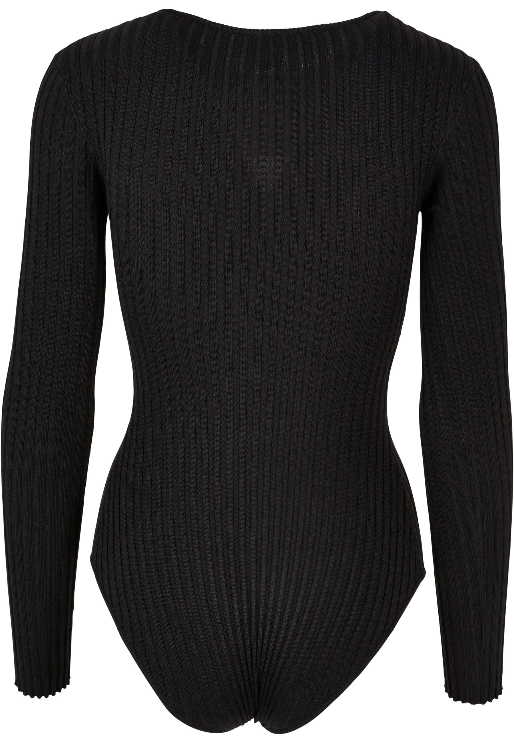 URBAN CLASSICS Longsleeve »Urban Classics Damen Ladies Rib Knit Longsleeve Body«, (1 tlg.)