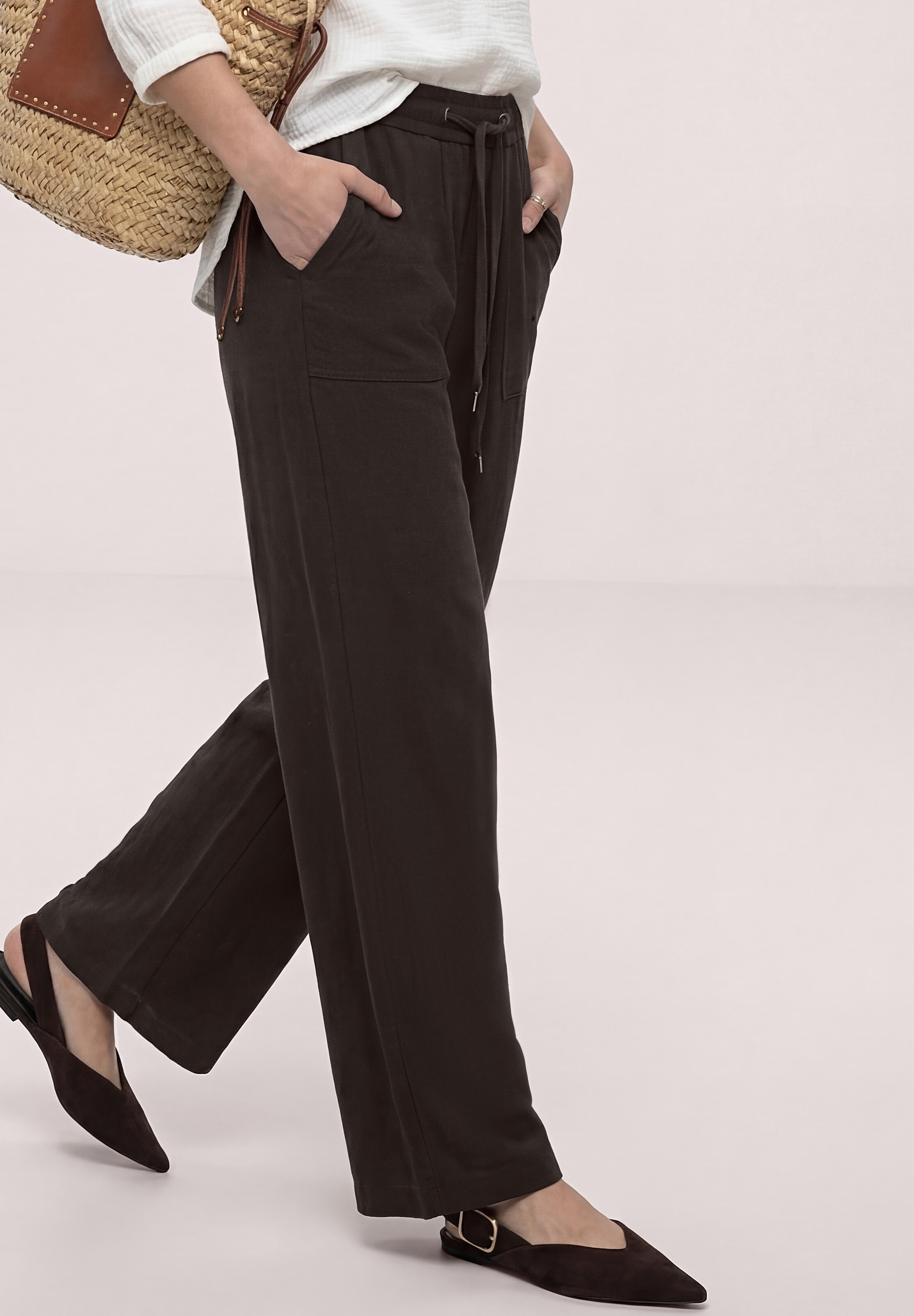 STREET ONE Stoffhose High Waist günstig online kaufen