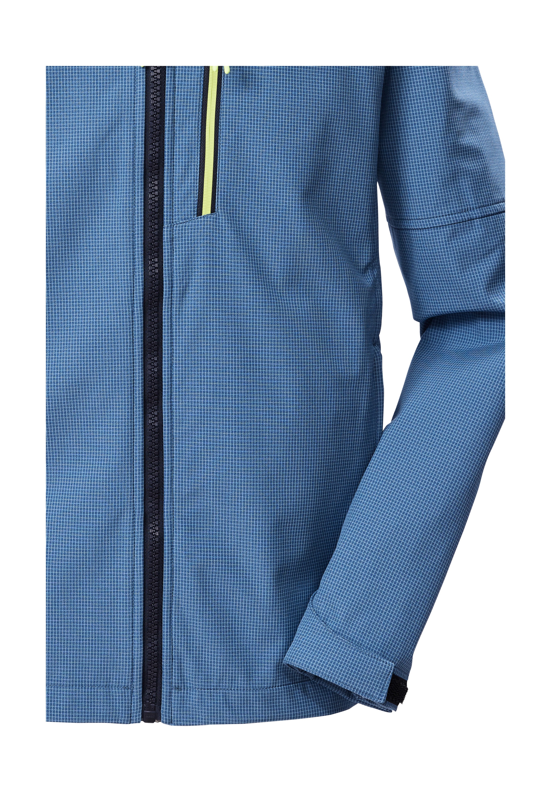 Killtec Softshelljacke »KOS 143 BYS SFTSHLL JCKT« Winddichte, wasserabweisende Softshelljacke mit Karomuster