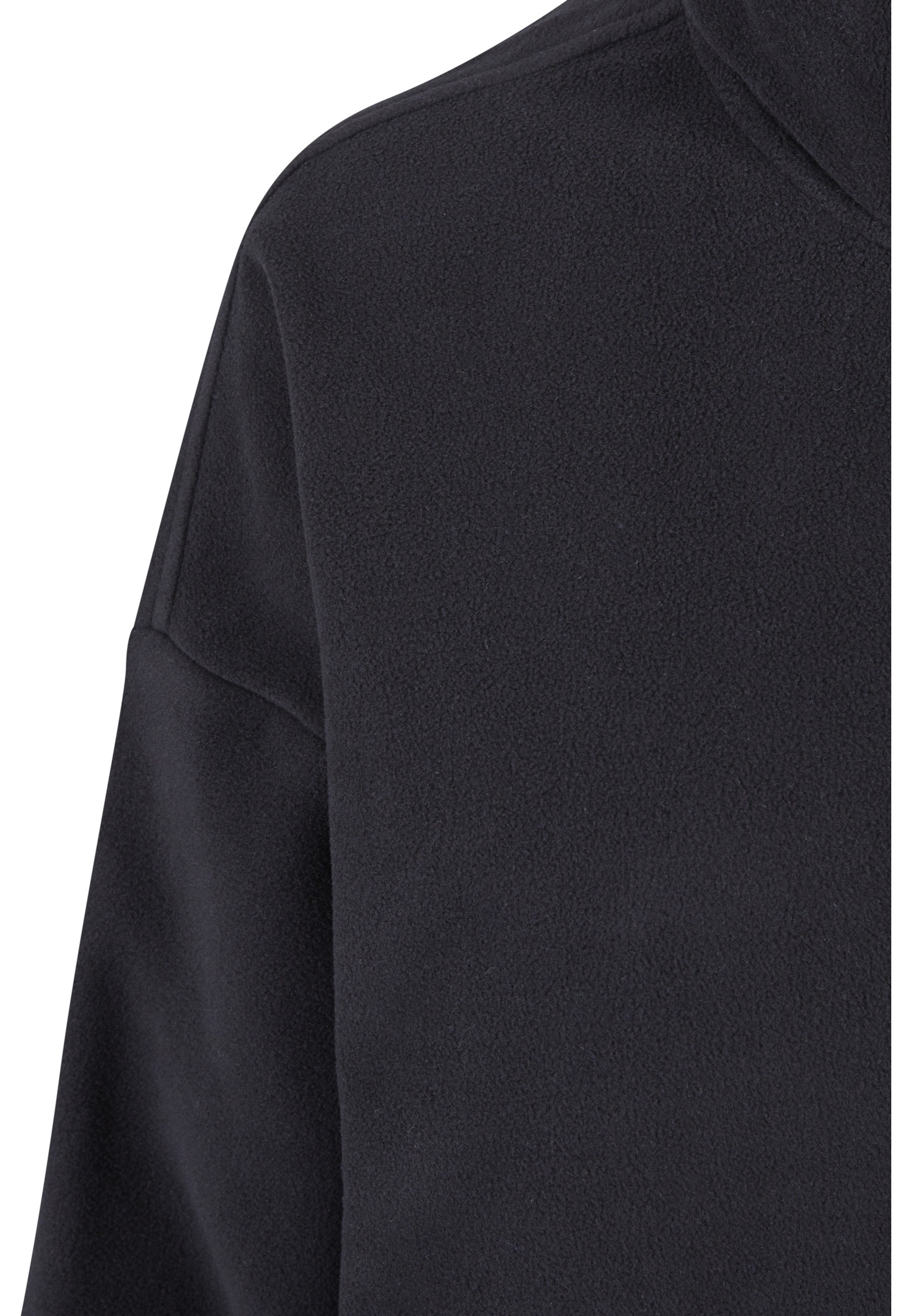 URBAN CLASSICS Sweater »Urban Classics Damen Ladies Polar Fleece Troyer«
