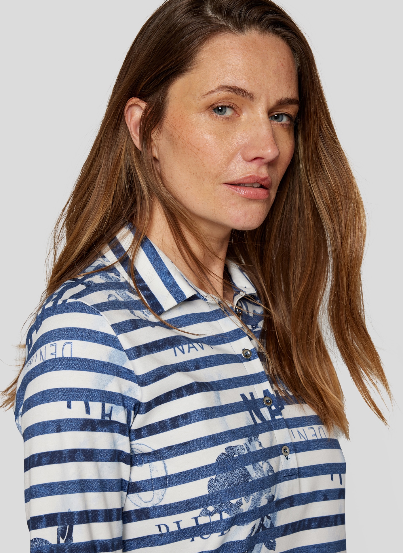 Rabe Print-Shirt »Rabe Maritimes Poloshirt mit Details«