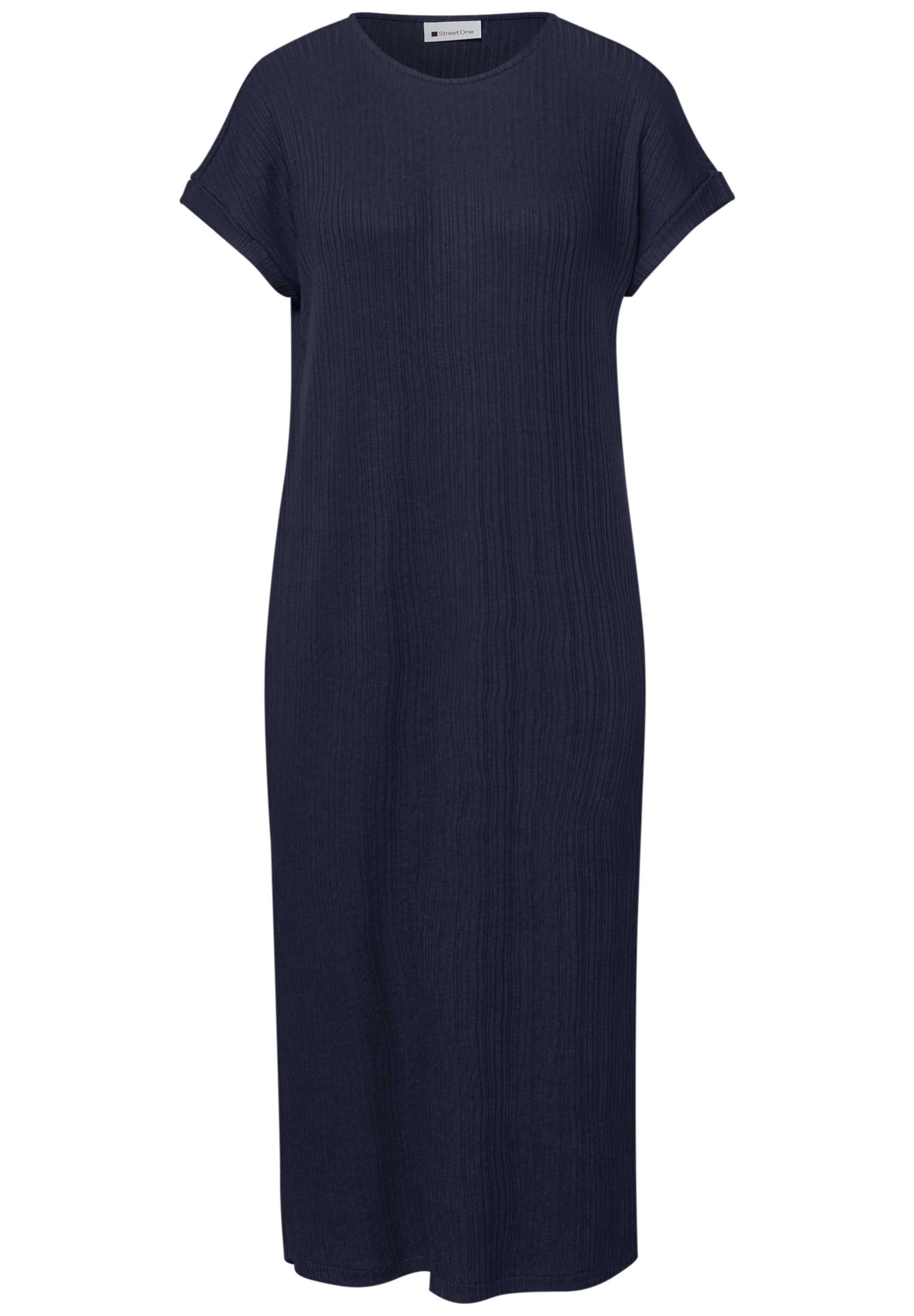 STREET ONE Jerseykleid Ohne Taschen mit Rundhalsausschnitt