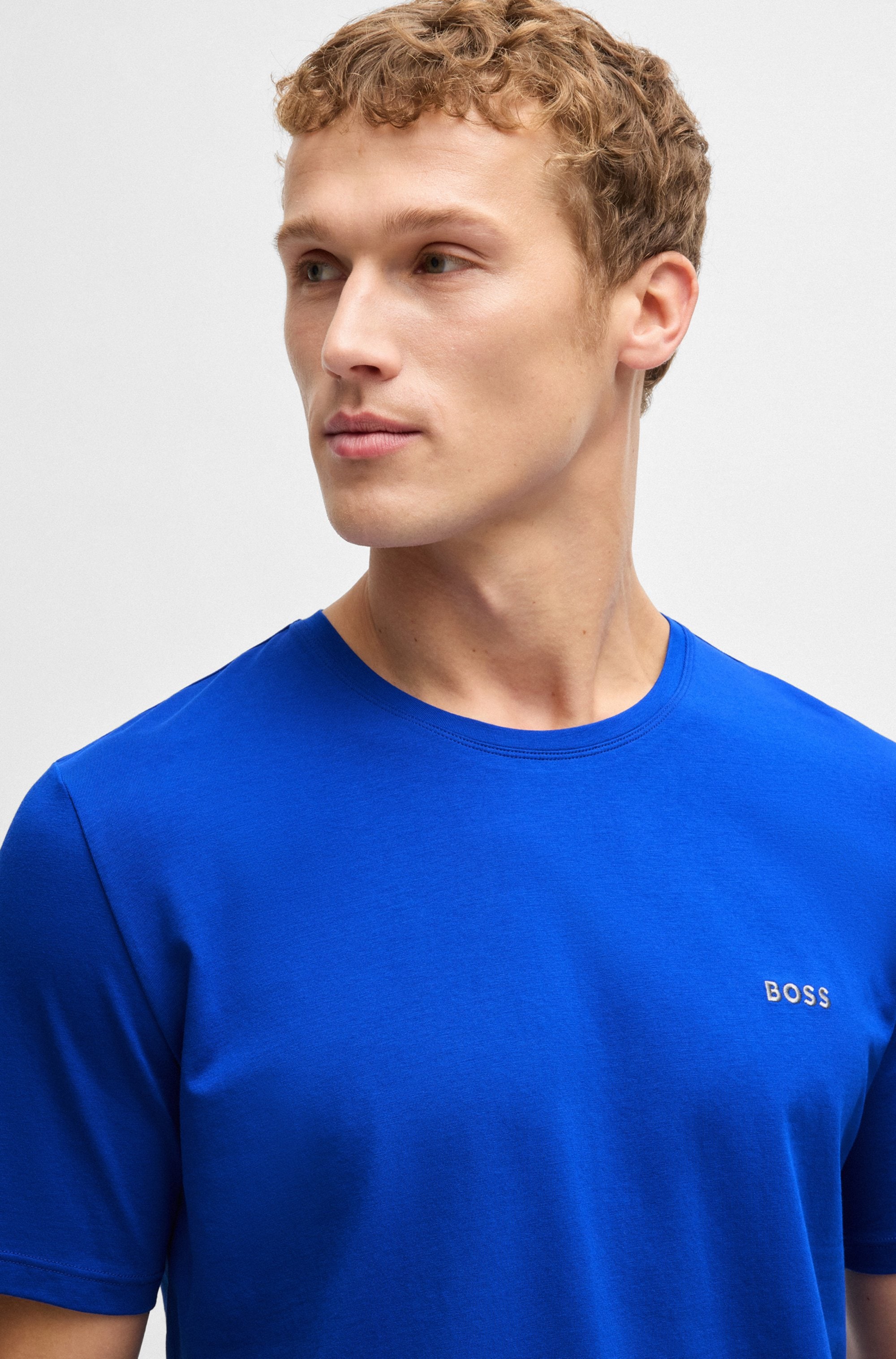 BOSS T-Shirt »Mix&Match T-Shirt R«, mit Logostickerei