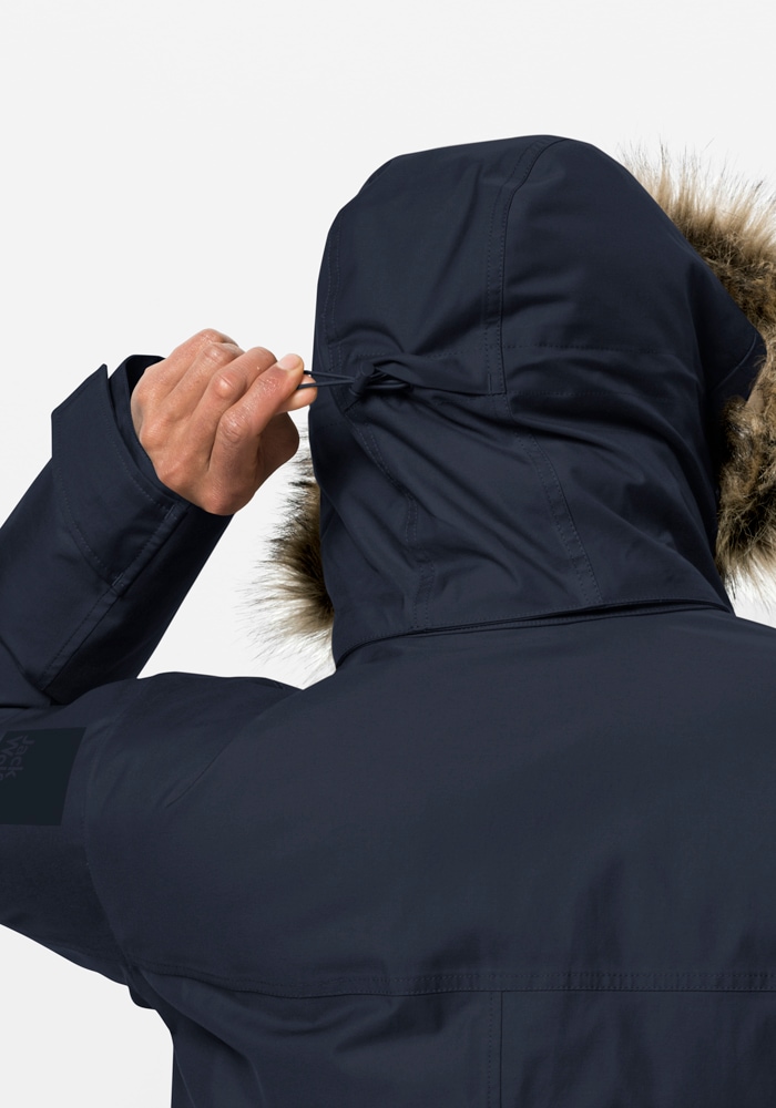 Jack Wolfskin Funktionsparka »WINTERFROST DOWN PARKA M«, mit Kapuze