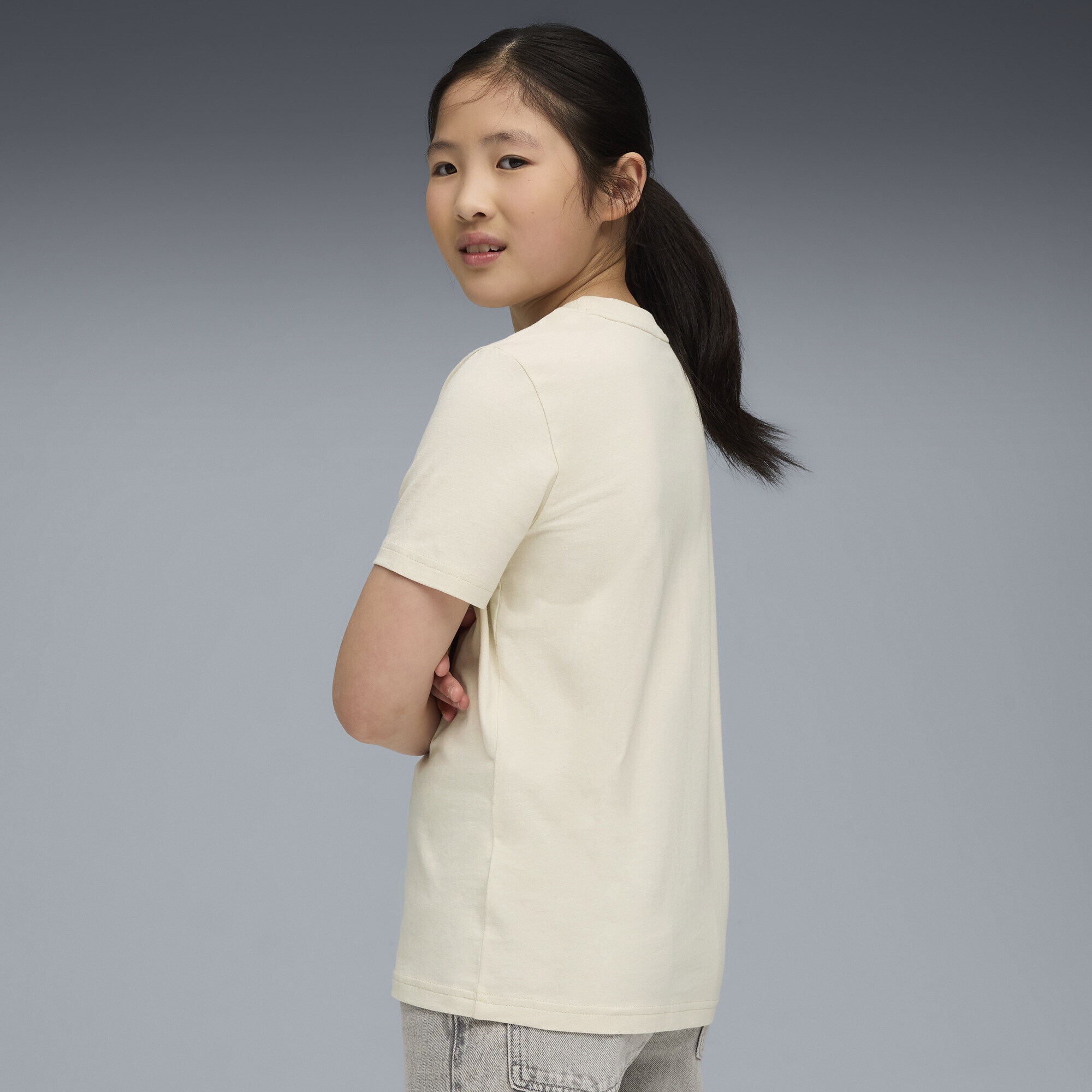 PUMA T-Shirt »Essentials Script T-Shirt Mädchen«