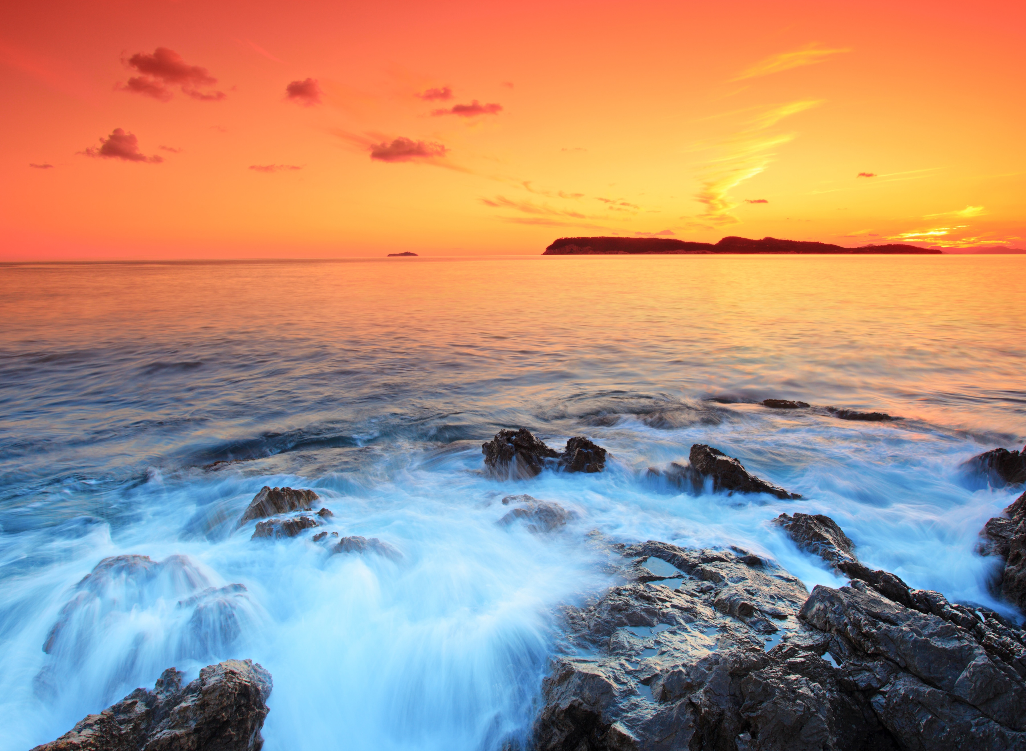 Papermoon Fototapete "Dubrovnik Sunset" glatt