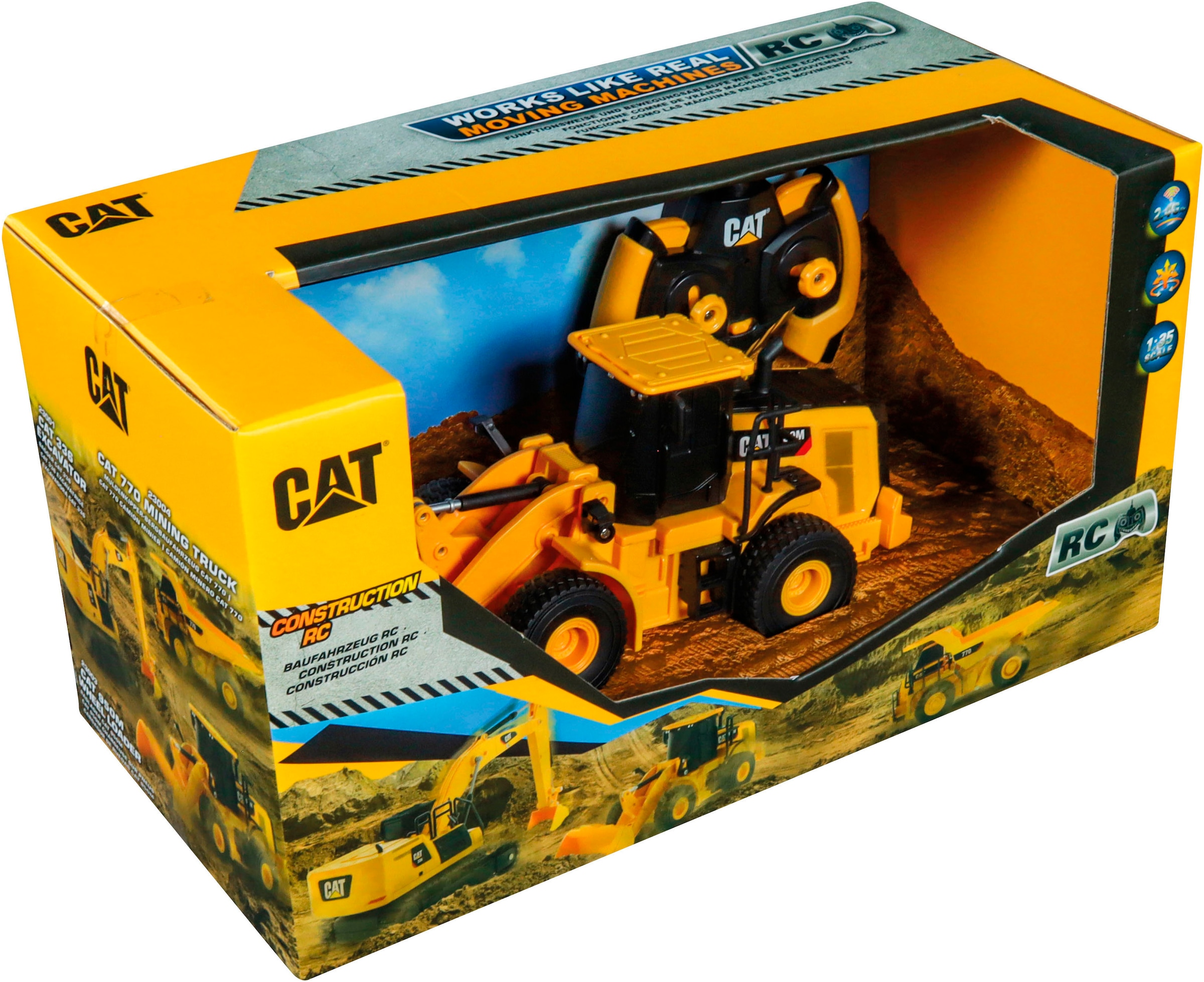 Carrera® RC-Bagger »Carrera® RC, Cat®, 950M Radlader, Caterpillar, 2,4 GHz«
