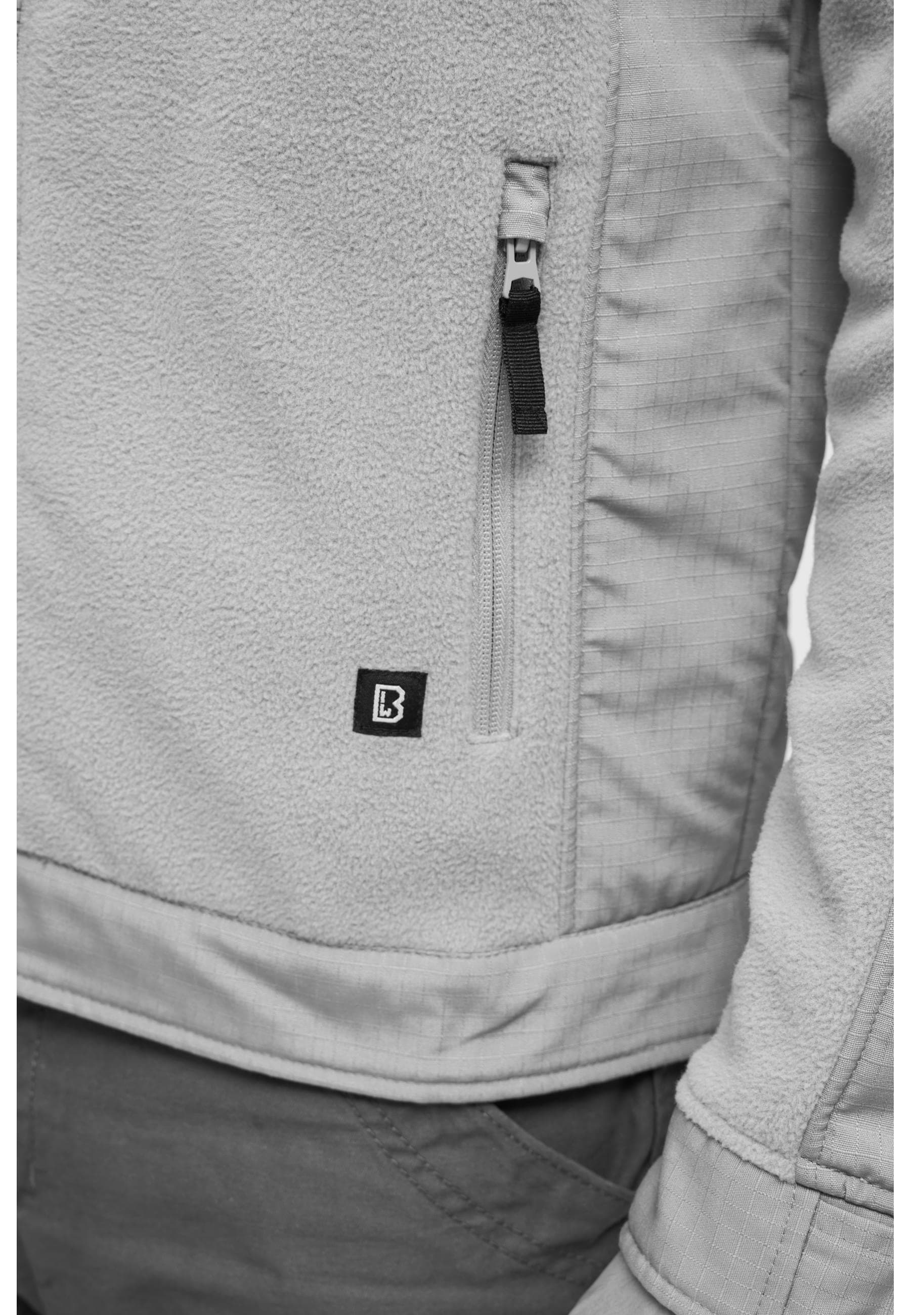 Brandit Allwetterjacke »Brandit Herren Fleecejacket Ripstop«, (1 St.), ohne Kapuze
