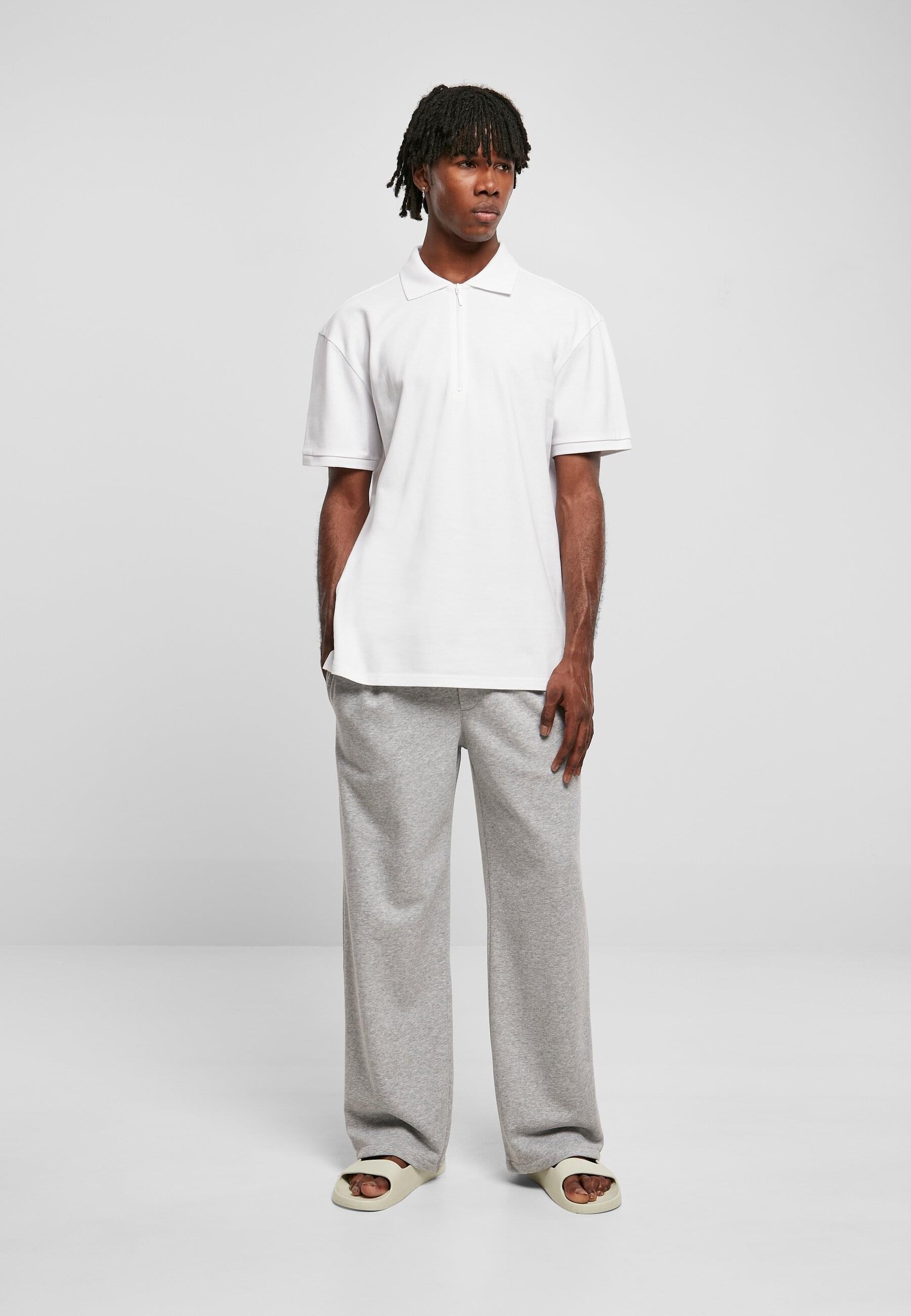 URBAN CLASSICS Poloshirt »Urban Classics Herren Oversized Zip Polo«, (1 tlg.)