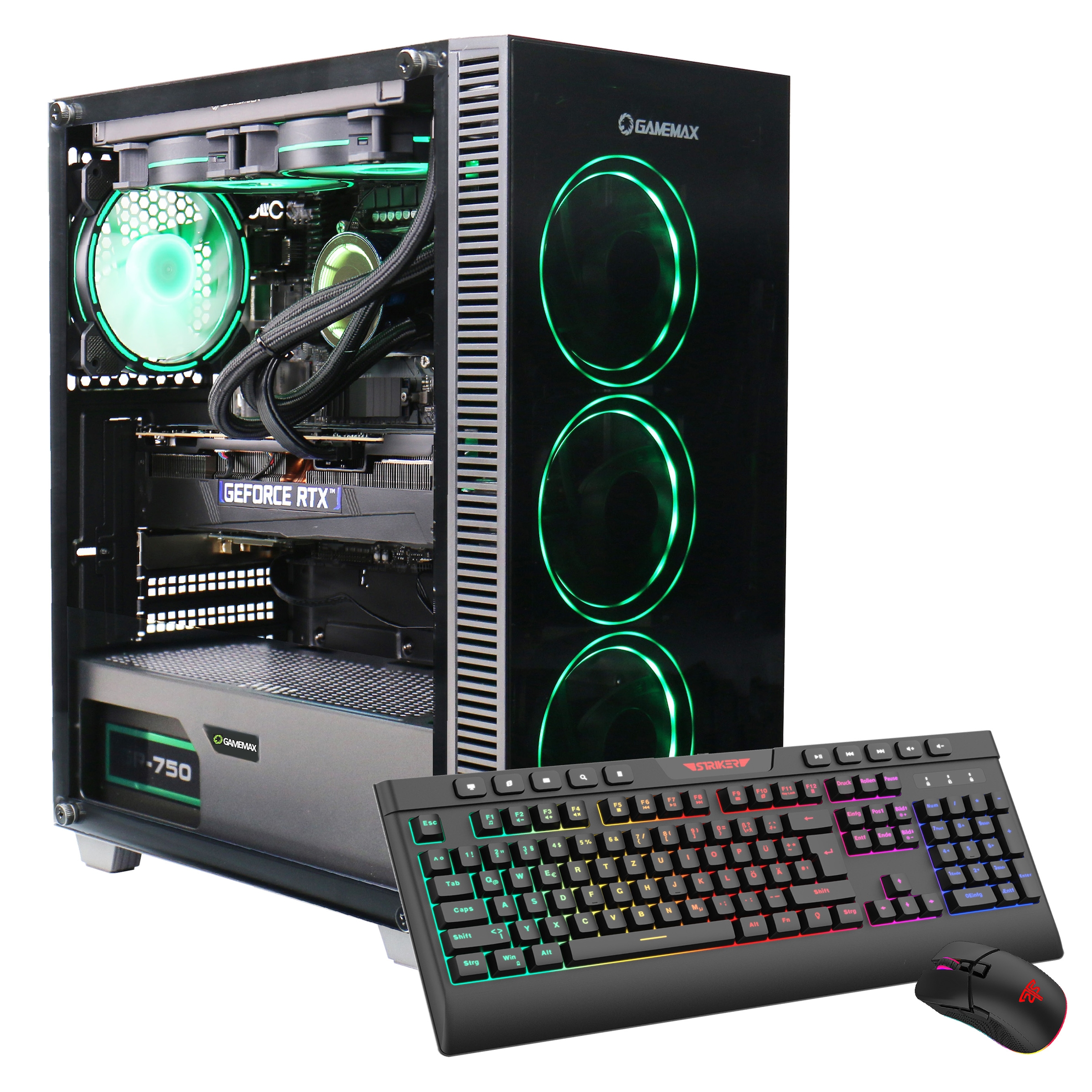 GAMEMAX Gaming-PC »Draco XD 7450«, DDR5 RAM, Windows 11