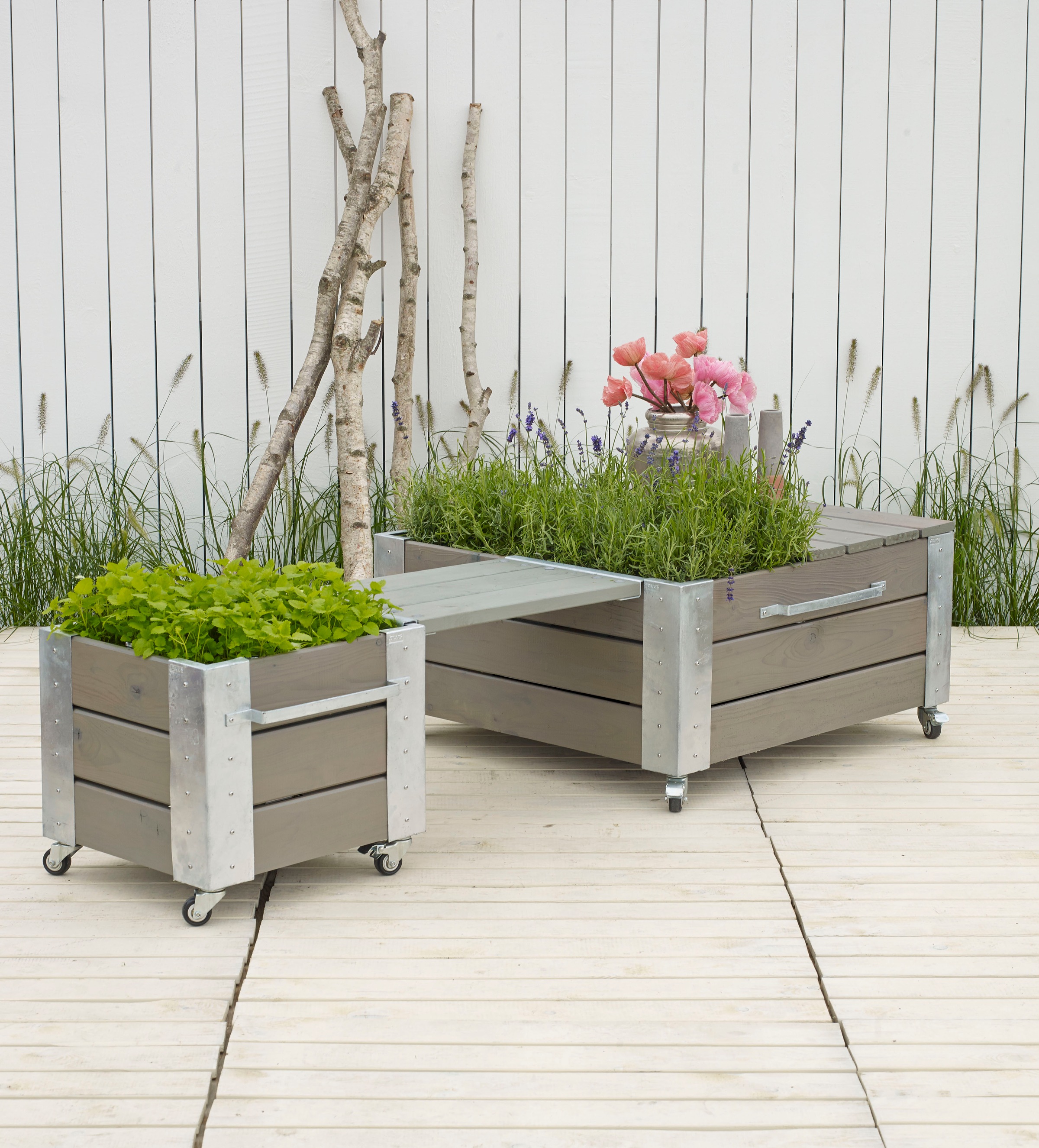 PLUS Blumenkasten »Cubic«, BxTxH: 50x46x45 cm