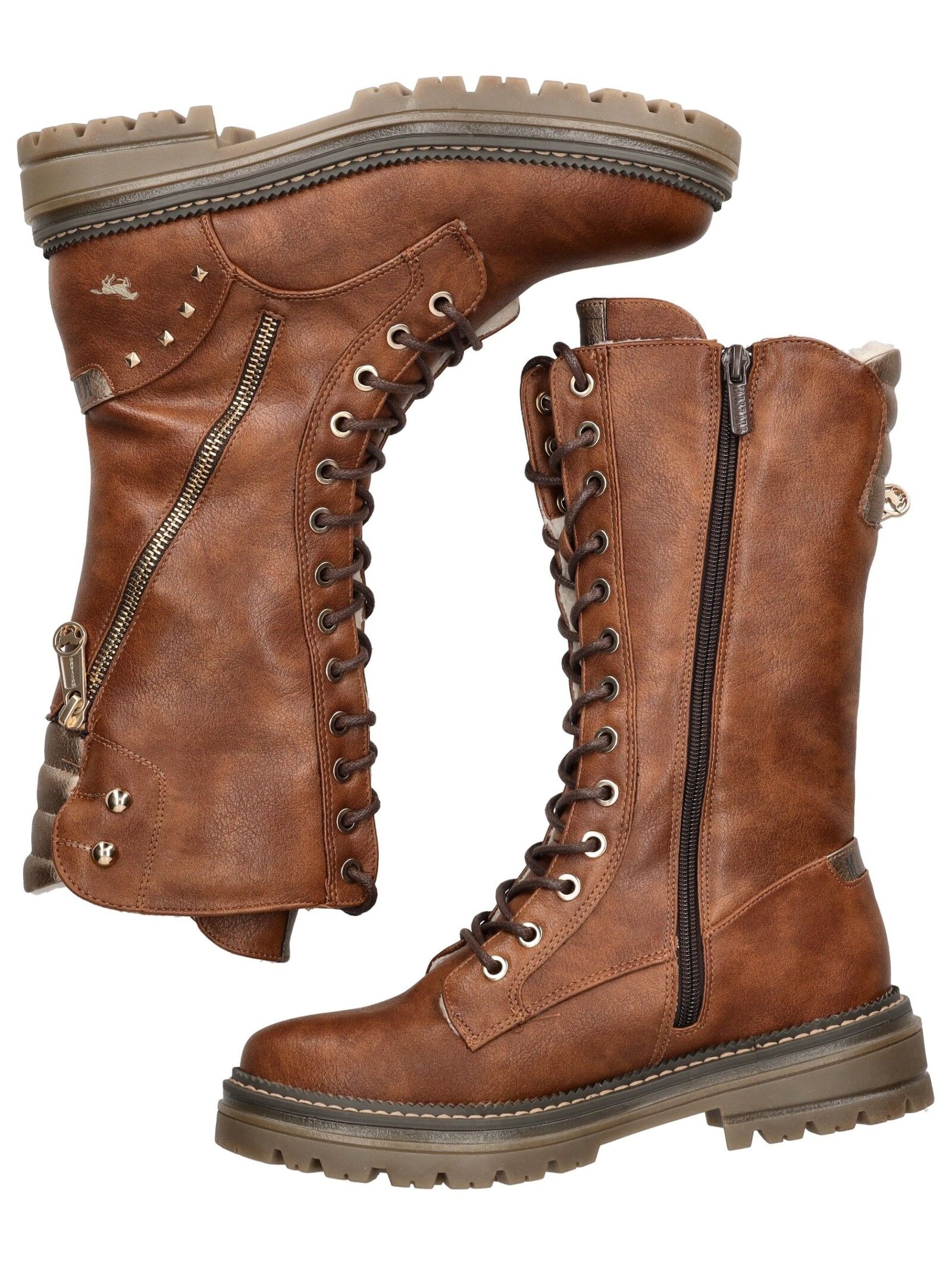 Mustang Shoes Schnürstiefel »Mustang Shoes Stiefel Lederimitat«