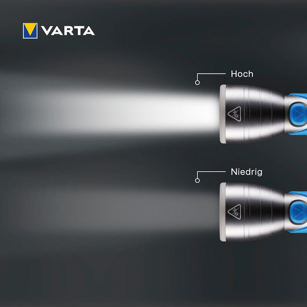 VARTA Taschenlampe »Outdoor Sports F30 Taschenlampe inkl. 3x LONGLIFE Power C Batterien«