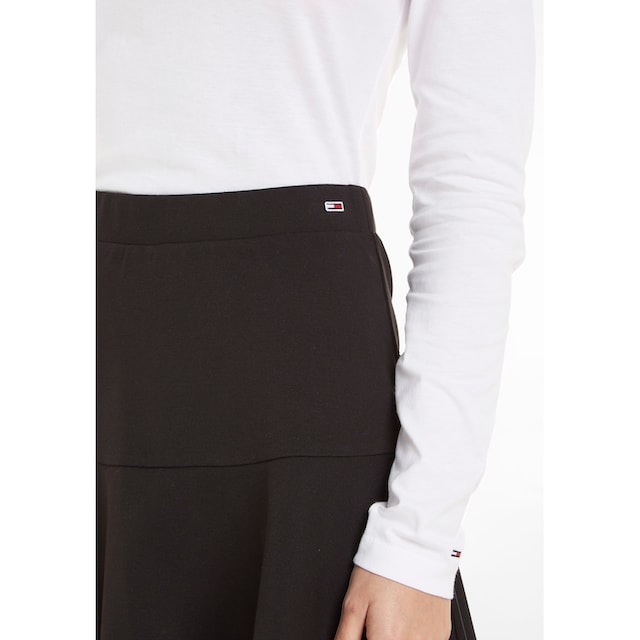 Tommy Jeans A-Linien-Rock »TJW FLARE MINI SKIRT«, mit Logostickerei am Bund  bestellen | BAUR