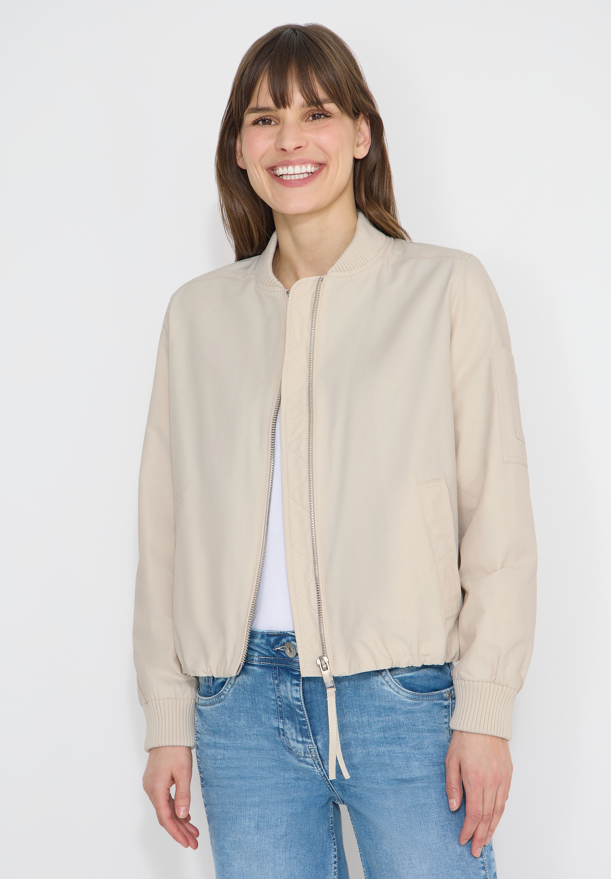 Cecil Blouson ohne Kapuze im soften Baumwoll-Mix